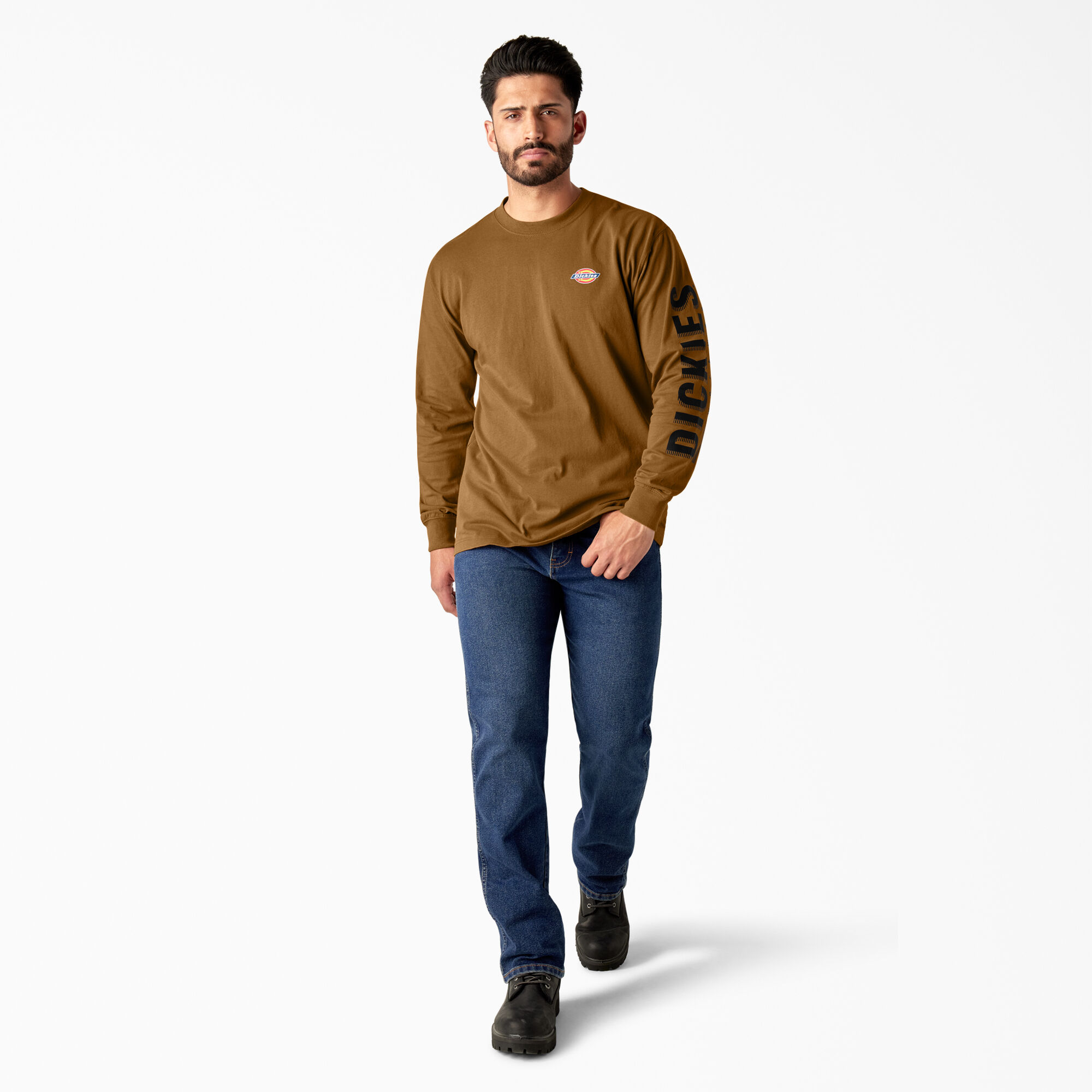Long Sleeve Workwear Graphic T-Shirt