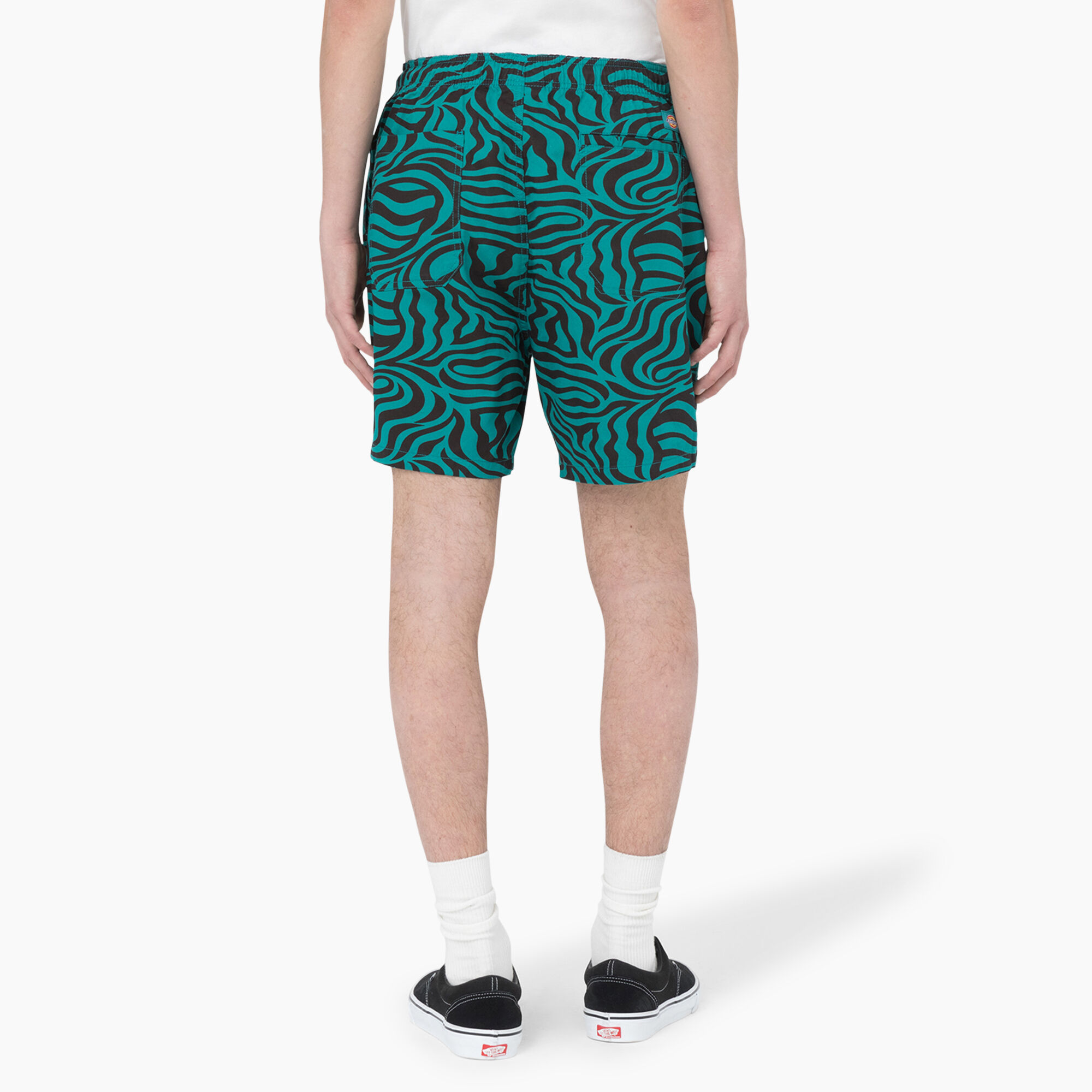Zebra Print Modern Fit Drawstring Shorts, 6
