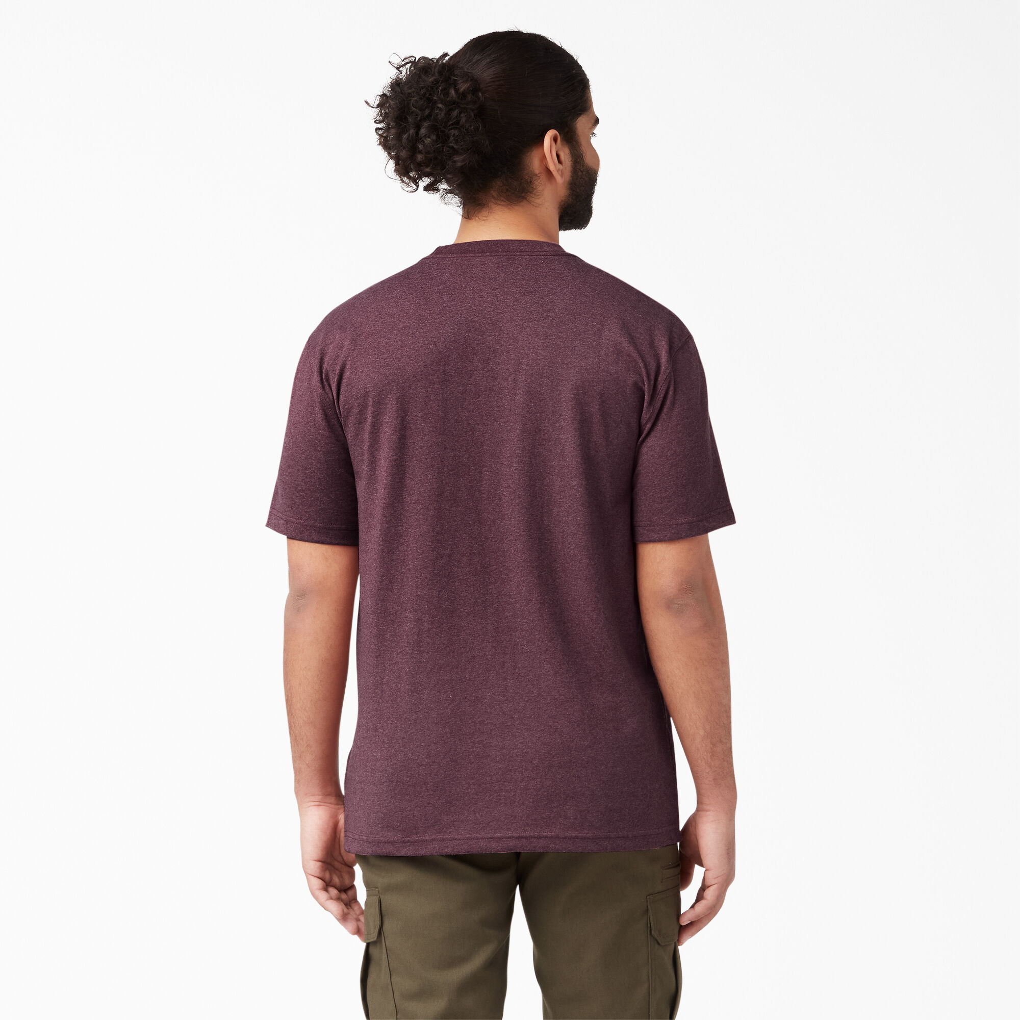 Heavyweight Heathered Short Sleeve Pocket T-Shirt