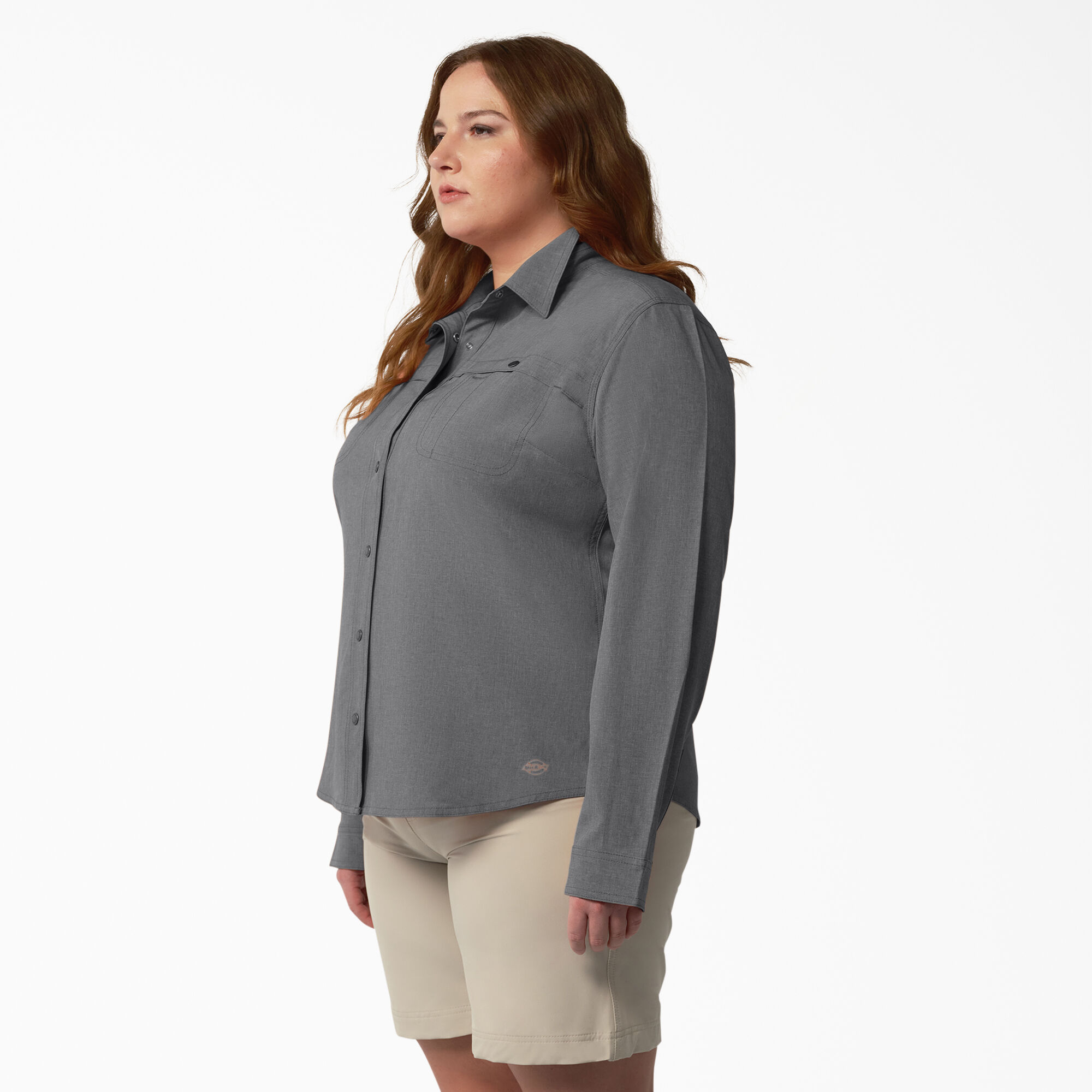 Women's Plus Cooling Roll-Tab Work Shirt