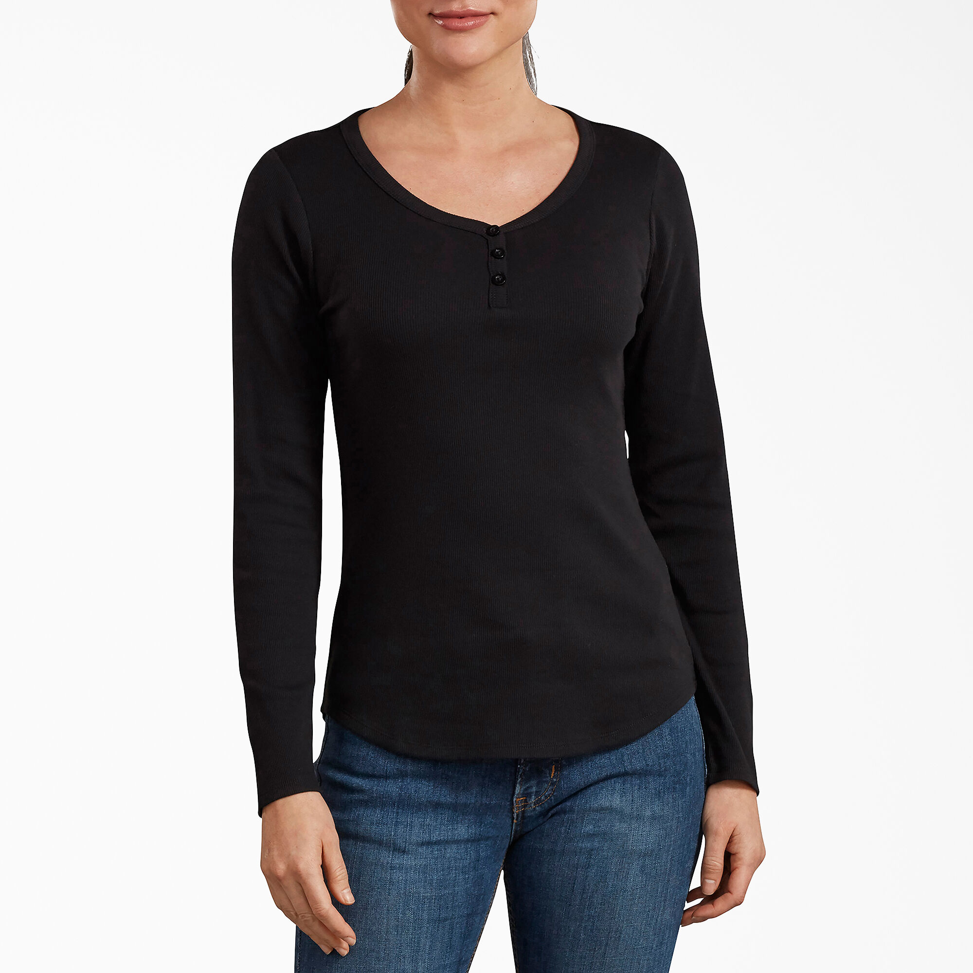 Women's Henley Long Sleeve Shirt