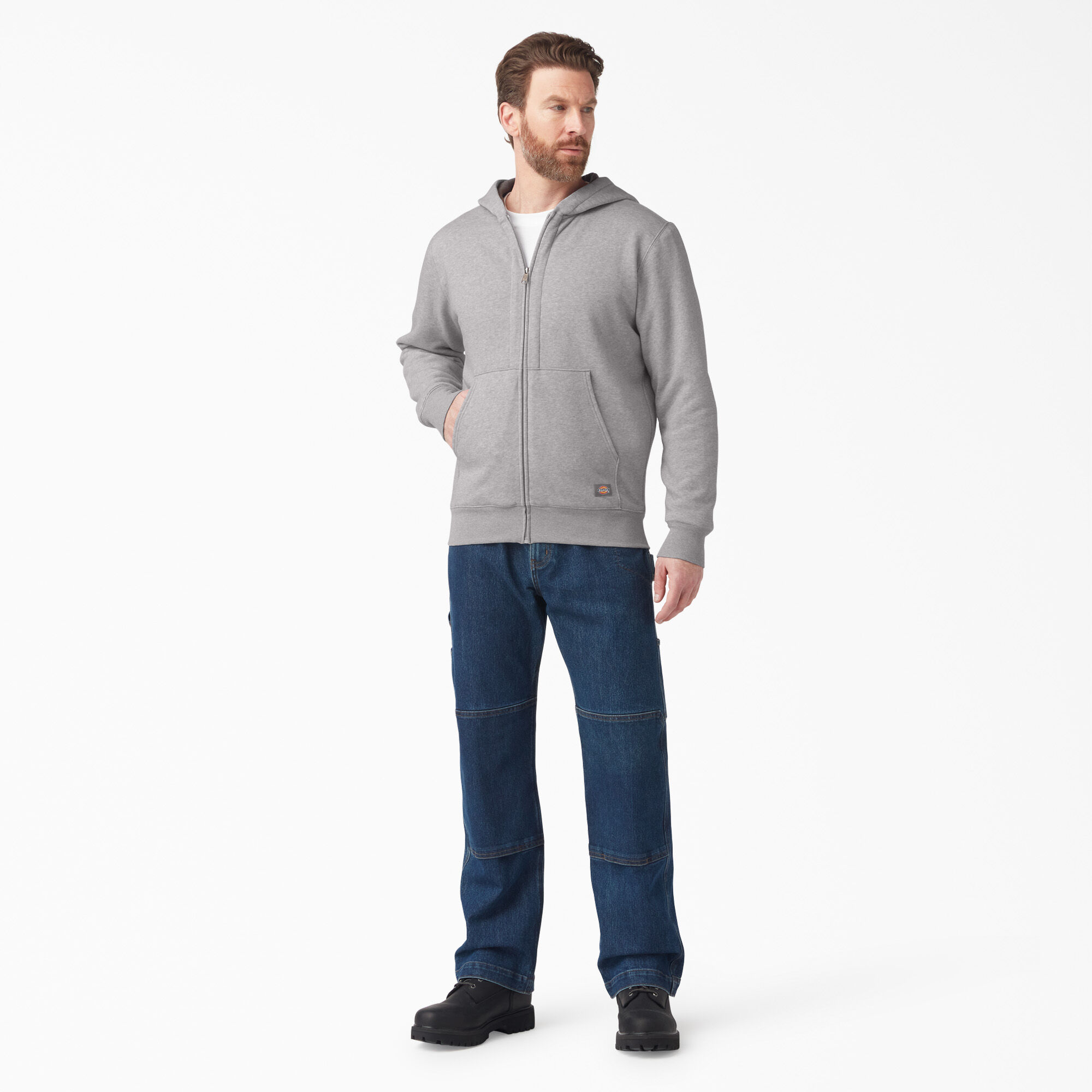 Thermal Lined Full-Zip Fleece Hoodie