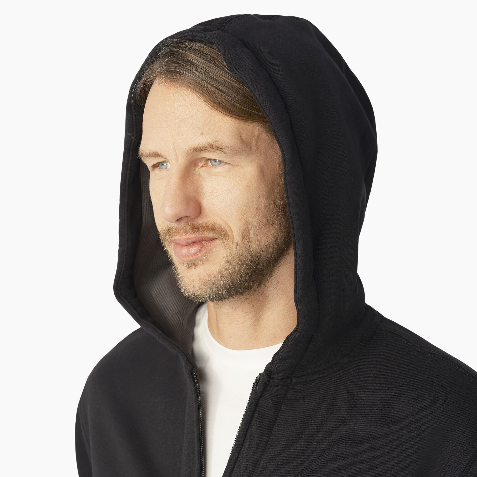 Thermal Lined Full-Zip Fleece Hoodie
