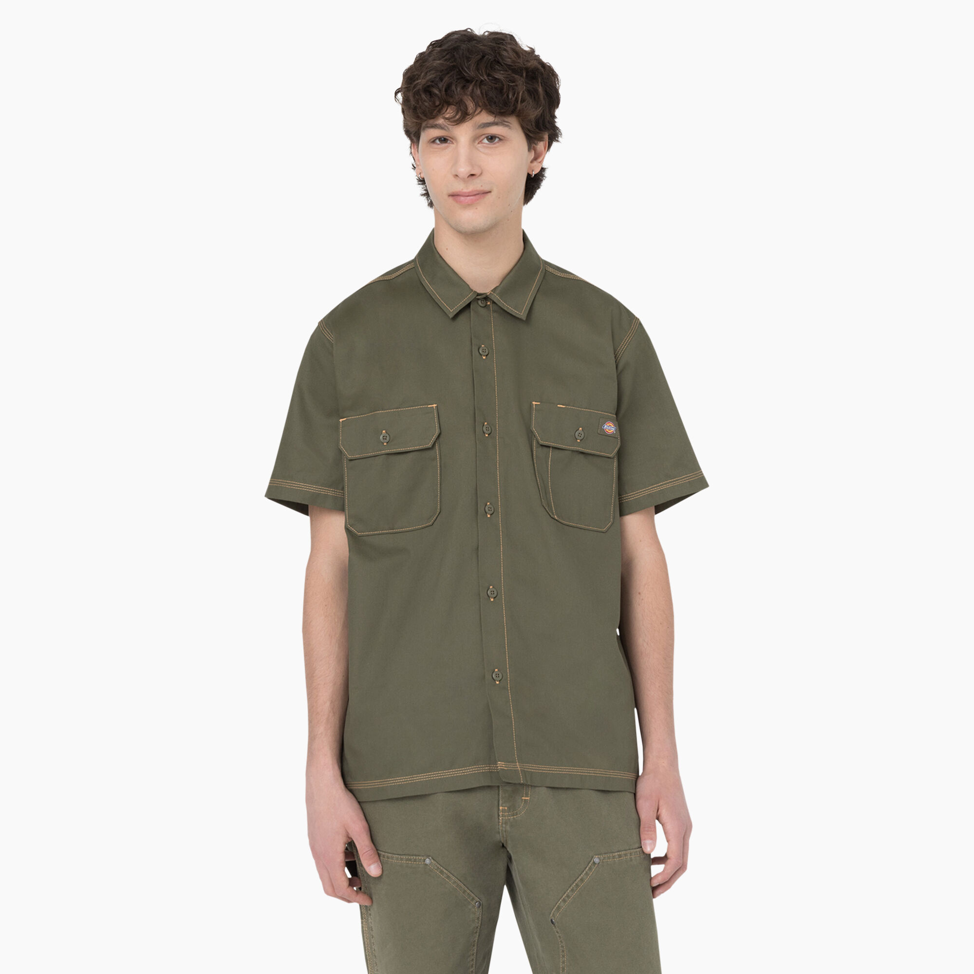 Madras Short Sleeve Work Shirt