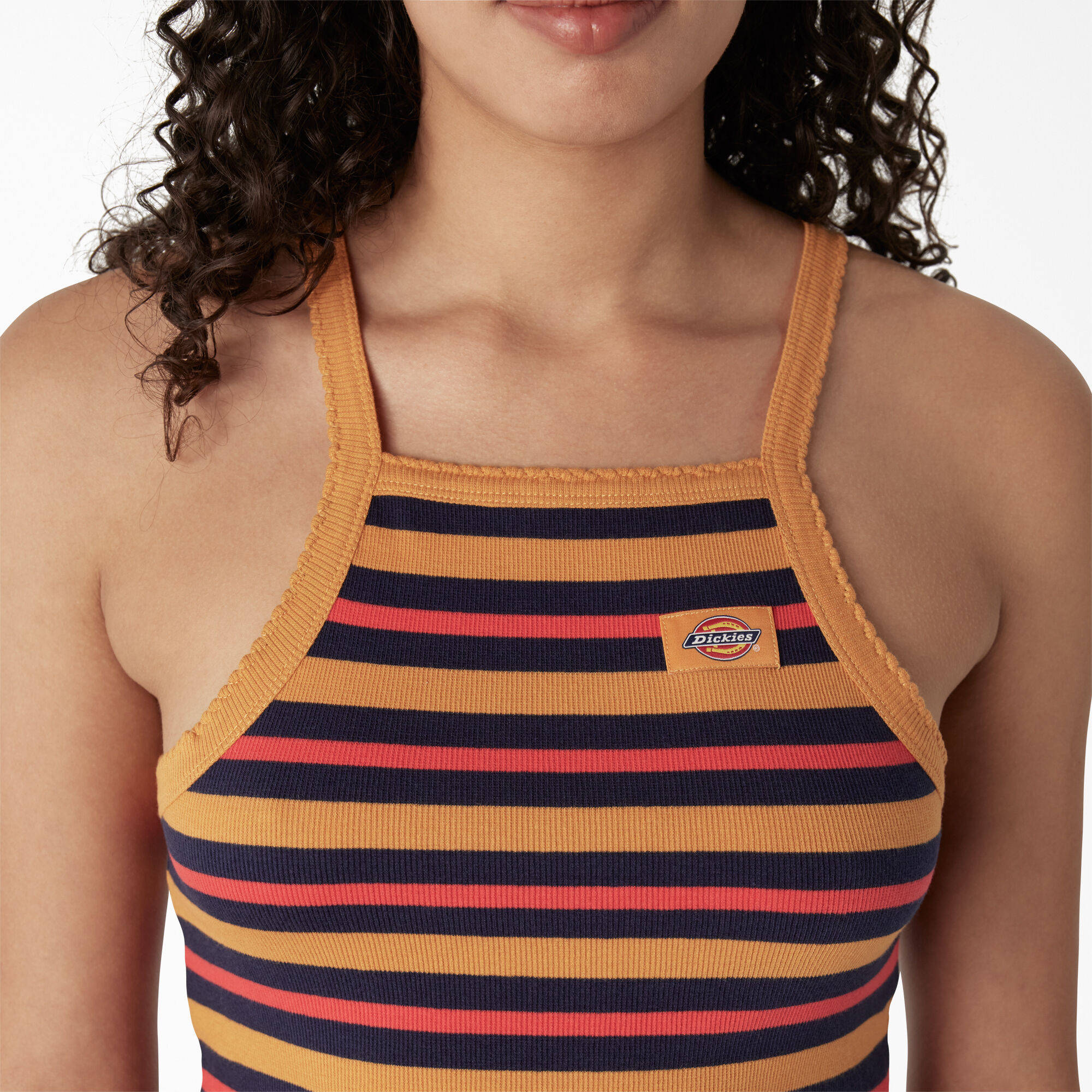 Women's Rib Knit Cropped Tank Top