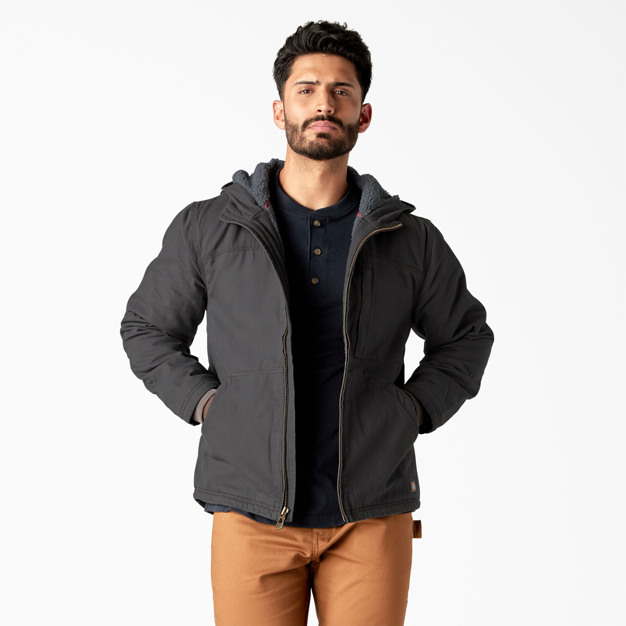 Duck Canvas High Pile Fleece Lined Jacket