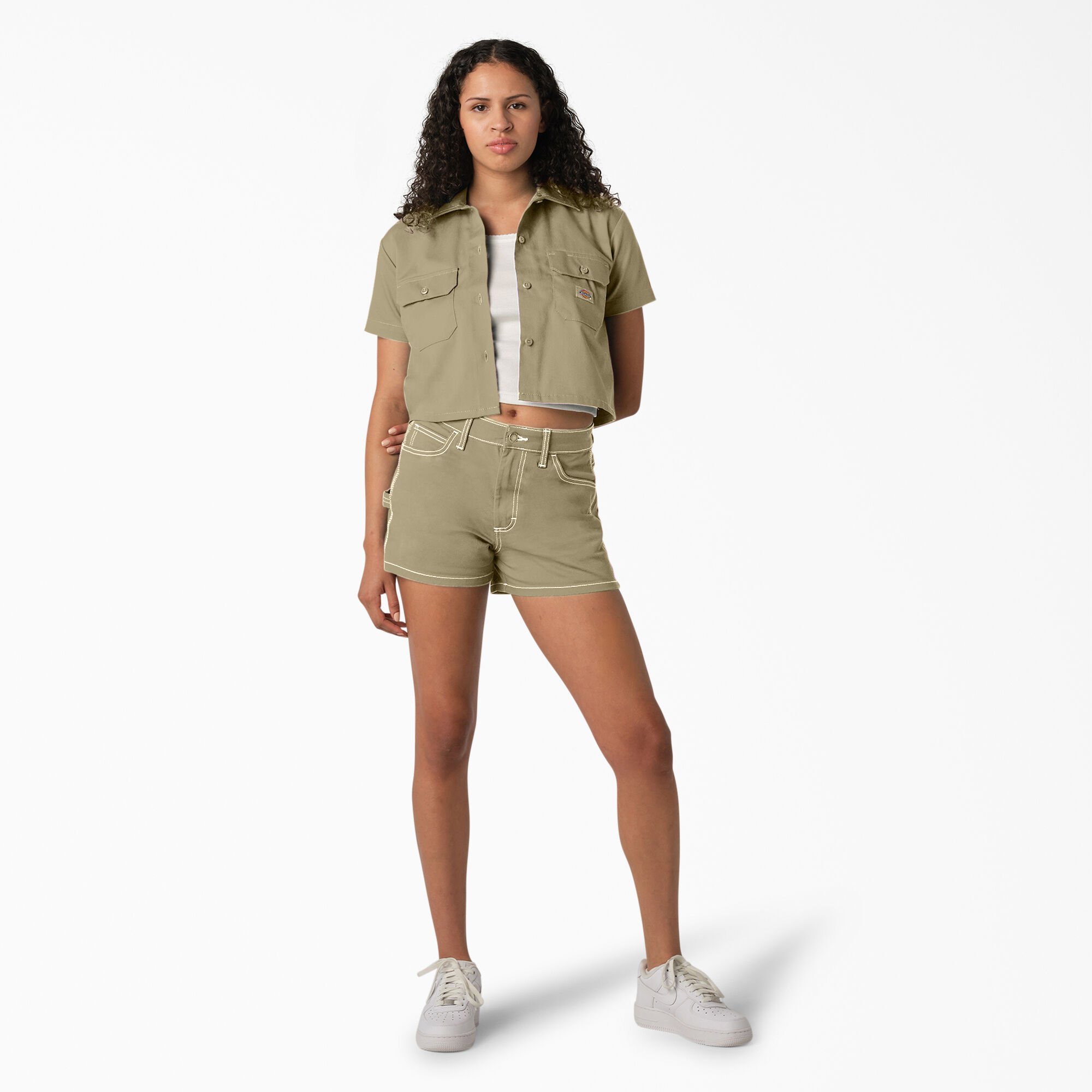 Women's Cropped Work Shirt