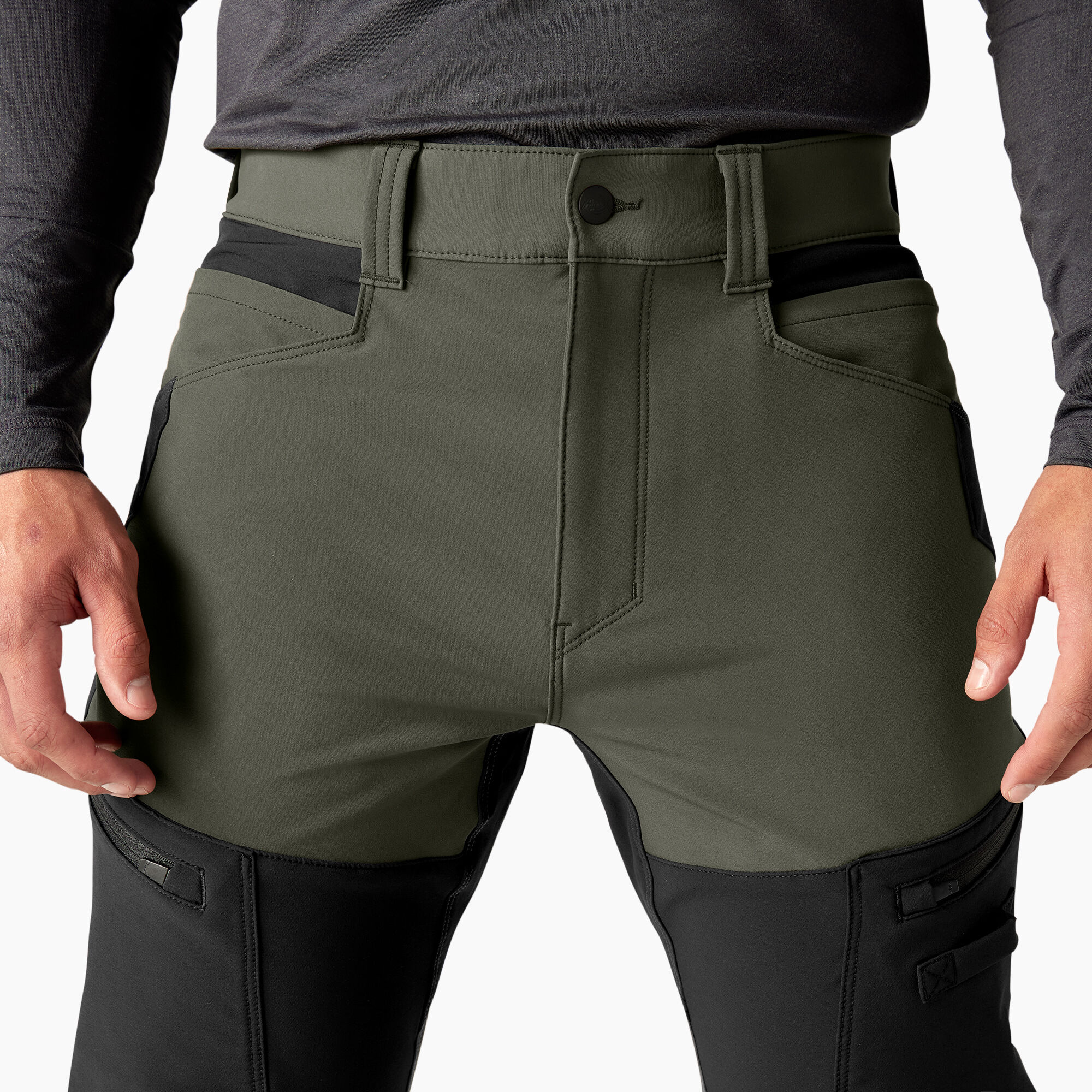 FLEX Slim Fit Double Knee Tapered Pants