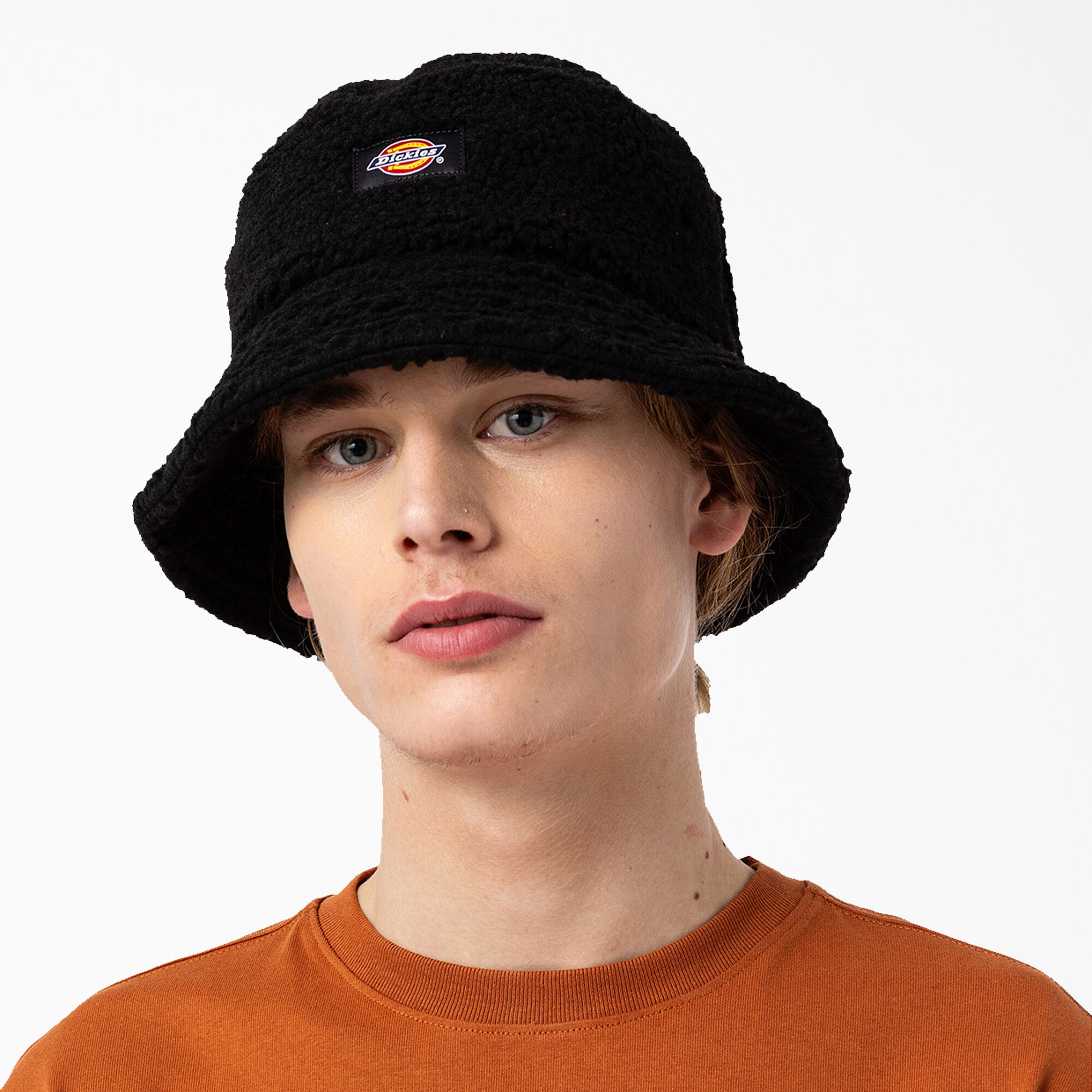 Red Chute Fleece Bucket Hat