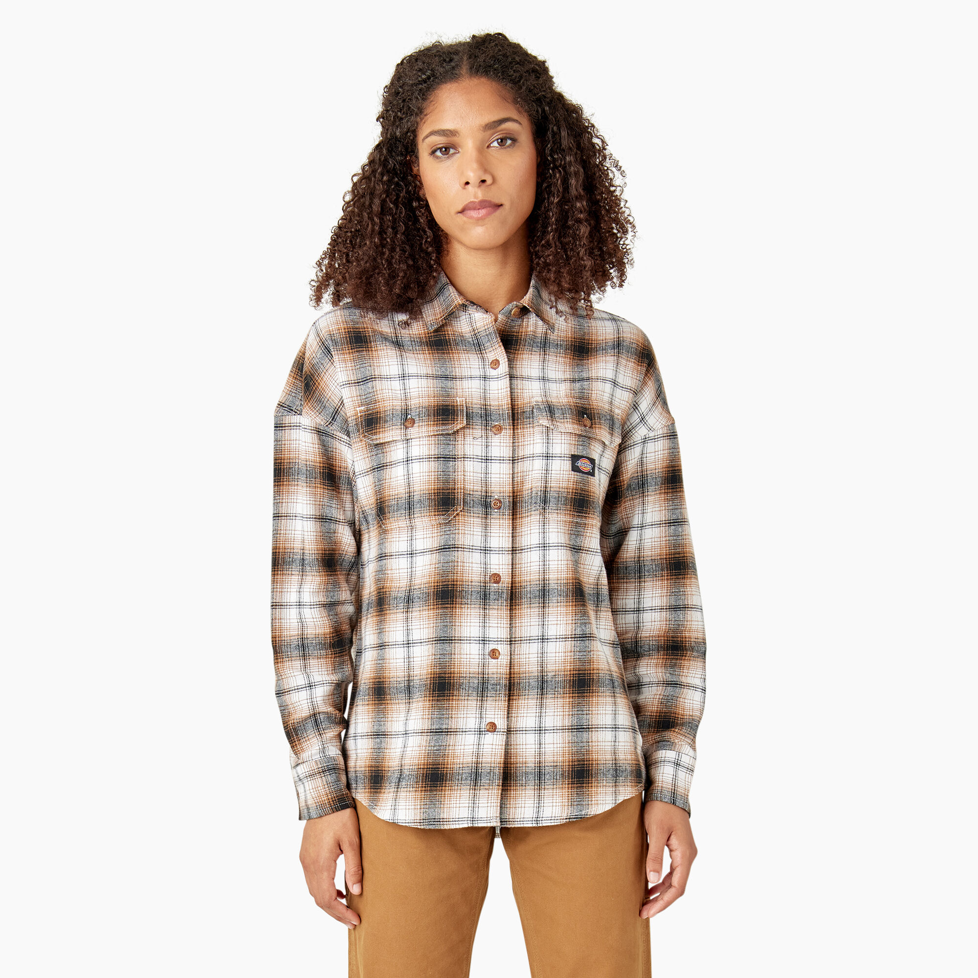 Women's Long Sleeve Flannel Shirt