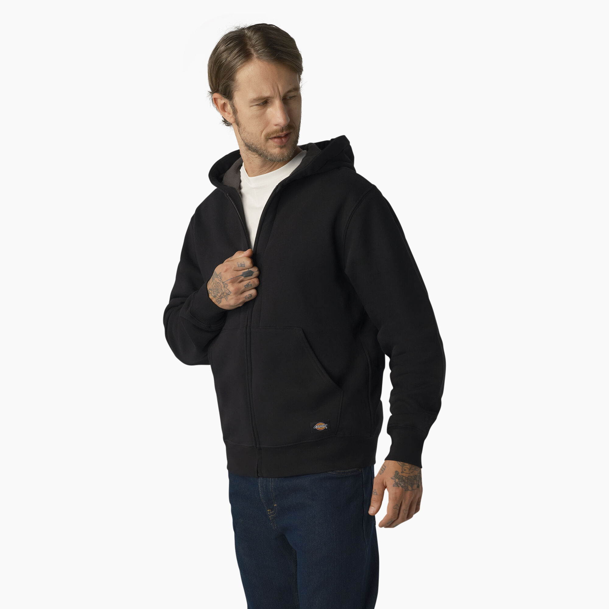 Thermal Lined Full-Zip Fleece Hoodie