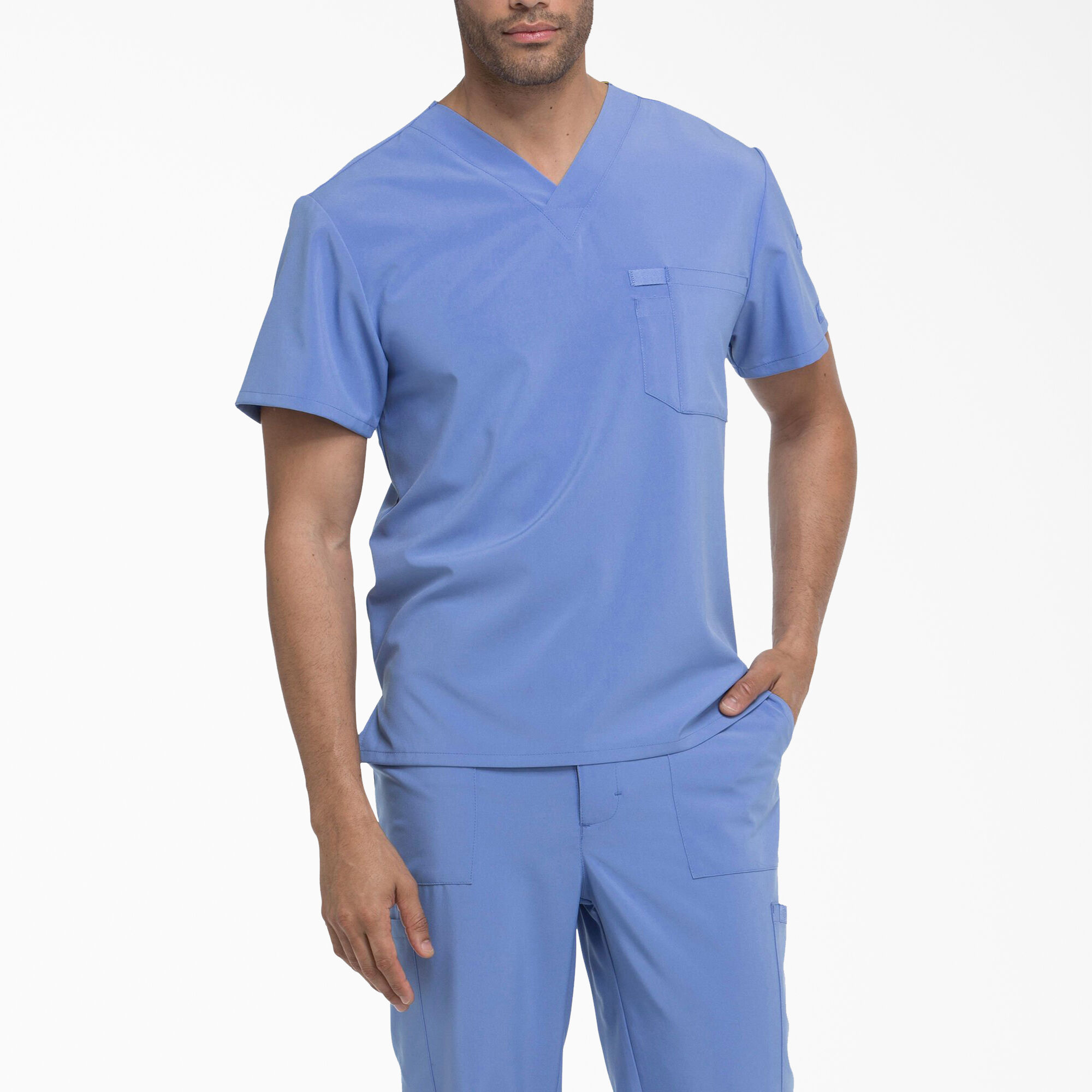 Men's EDS Essentials V-Neck Scrub Top