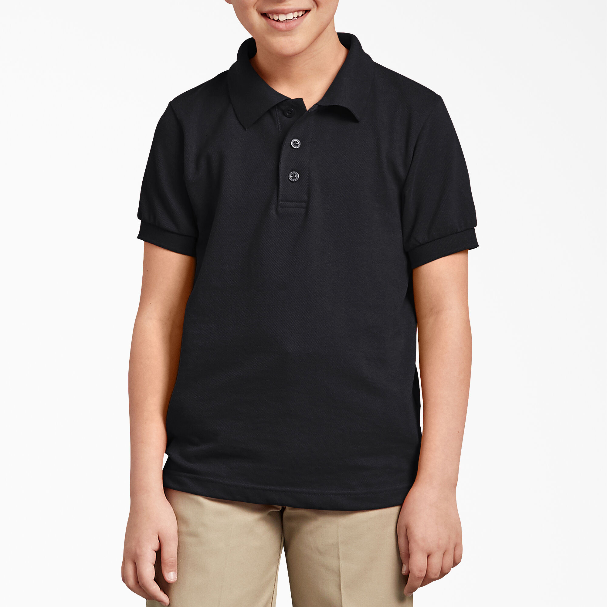Kids' Piqué Short Sleeve Polo, 4-20