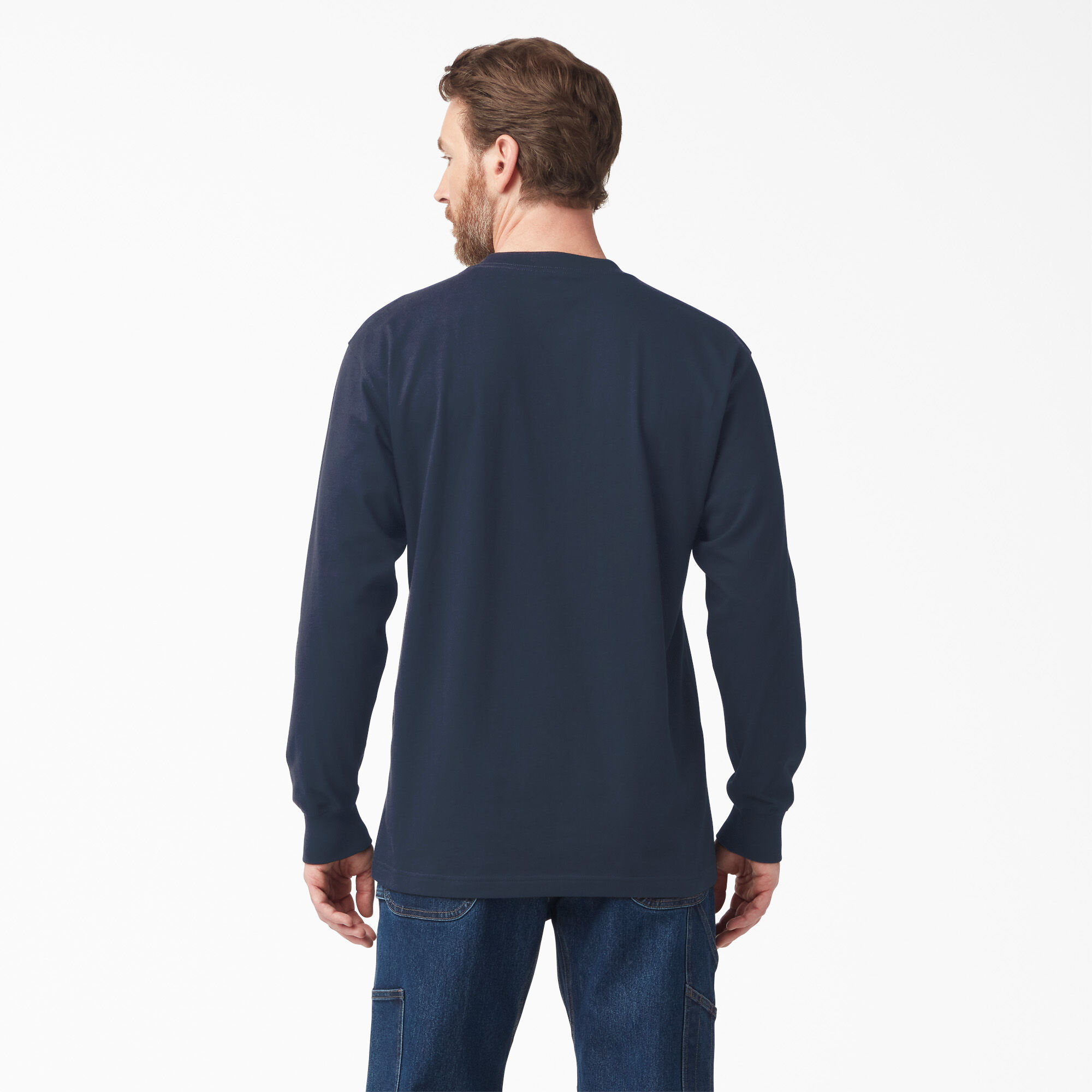 Tri-Color Logo Graphic Long Sleeve T-Shirt