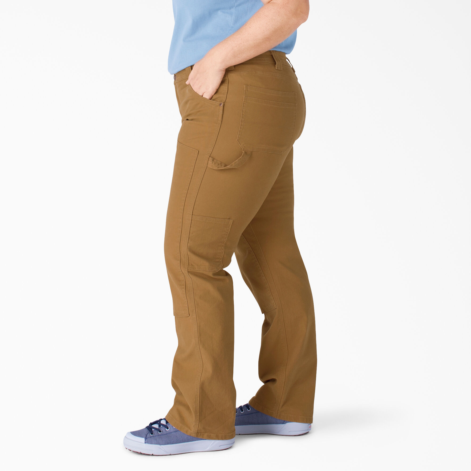 Women's Plus FLEX Relaxed Fit Duck Carpenter Pants
