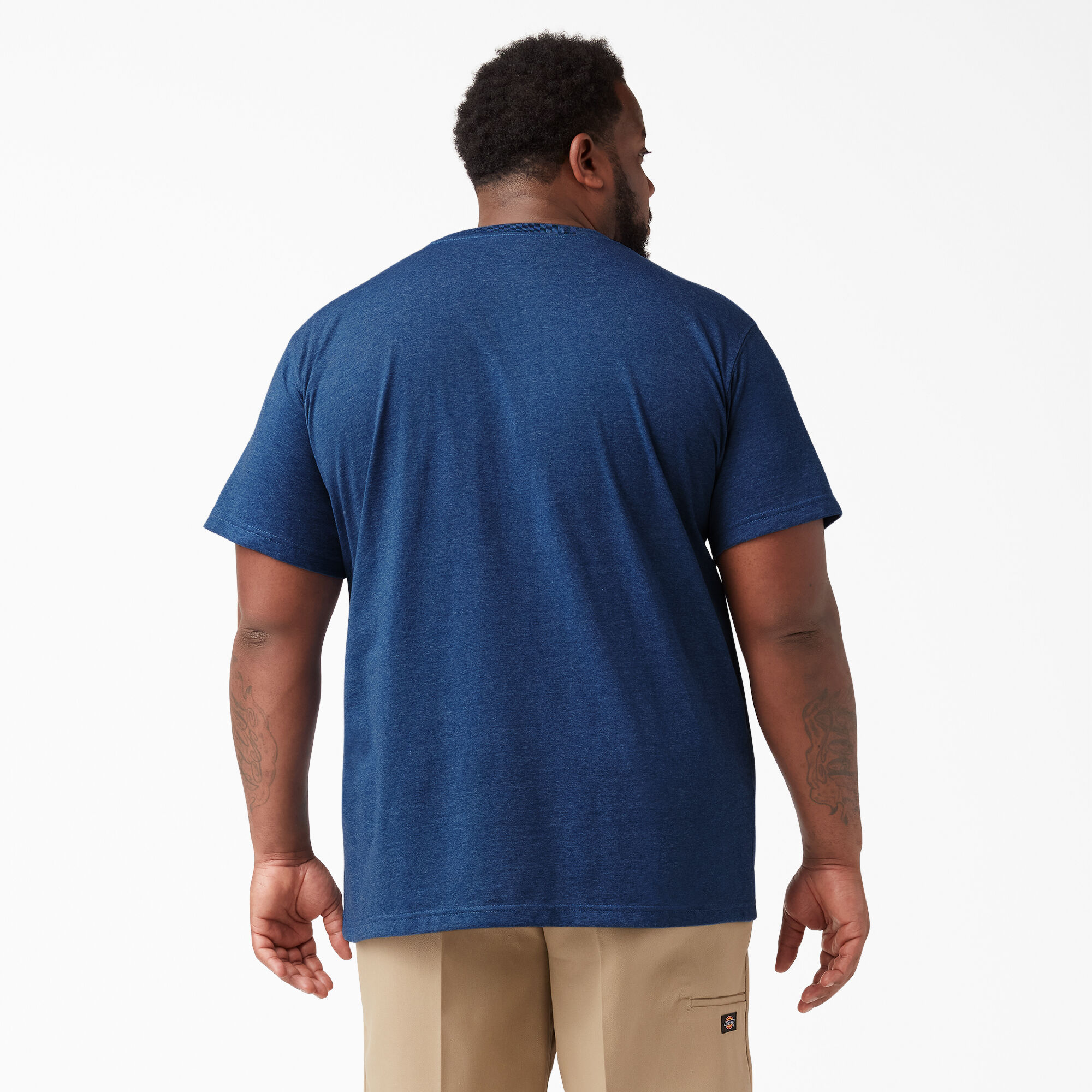 Heavyweight Heathered Short Sleeve Pocket T-Shirt