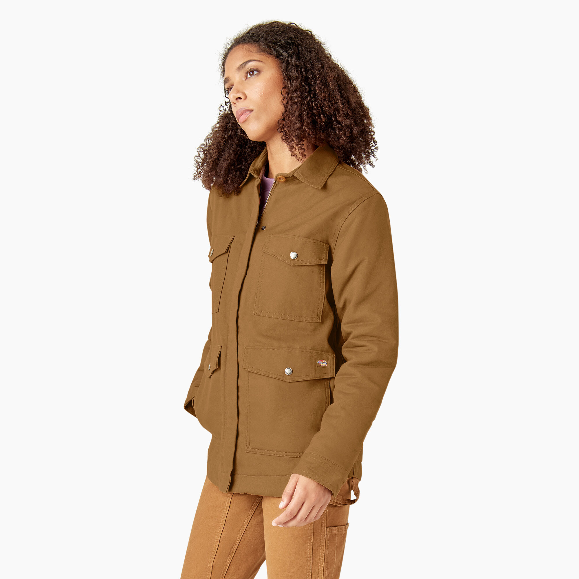 Women's Duck Fleece Lined Chore Coat