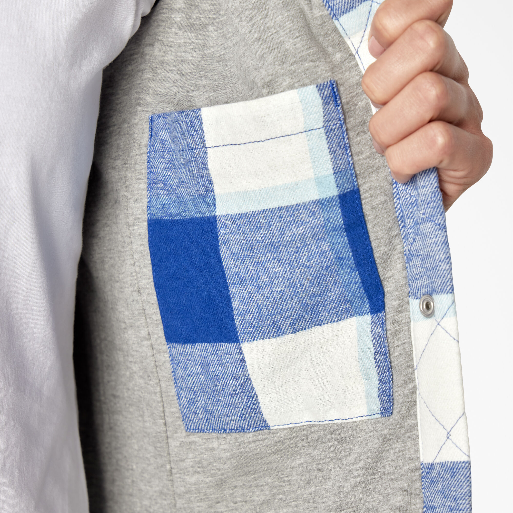 Women’s Flannel Hooded Shirt Jacket