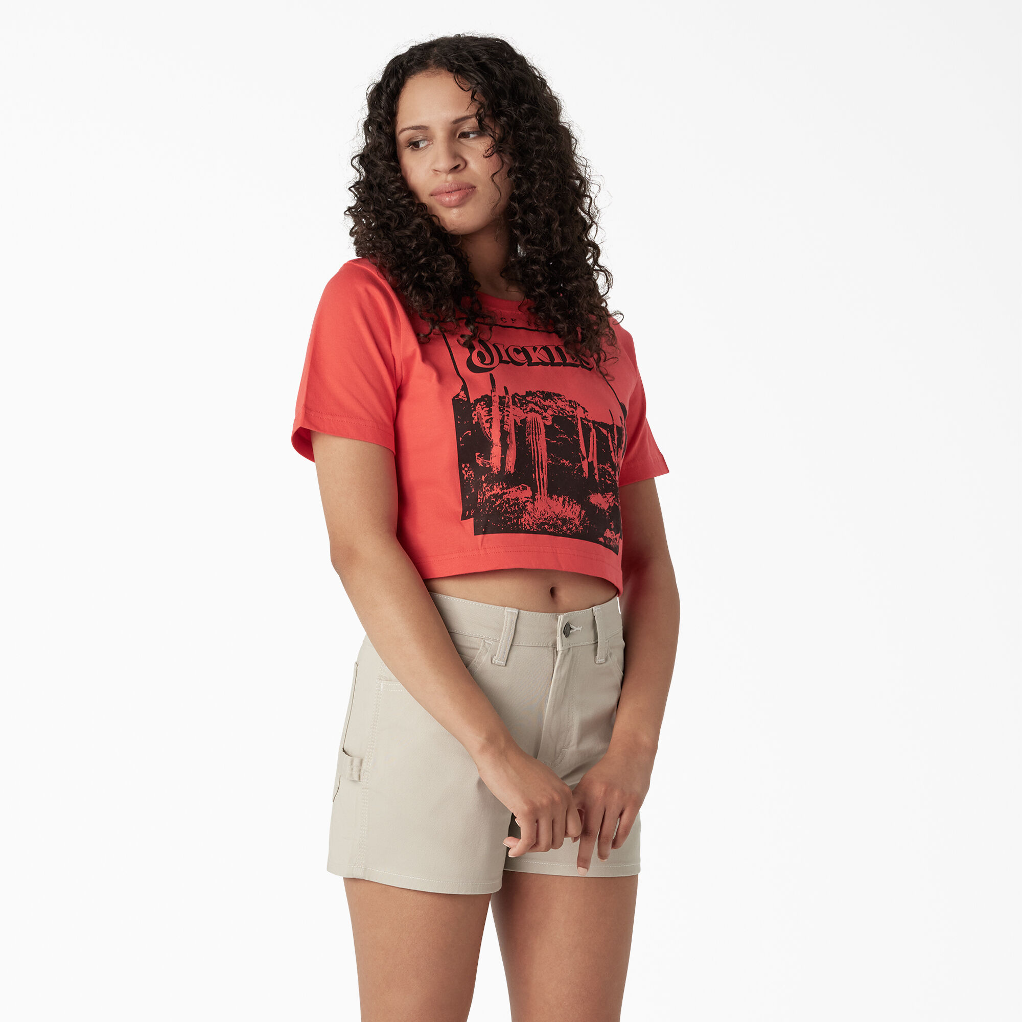 Women's Desert Graphic Cropped T-Shirt