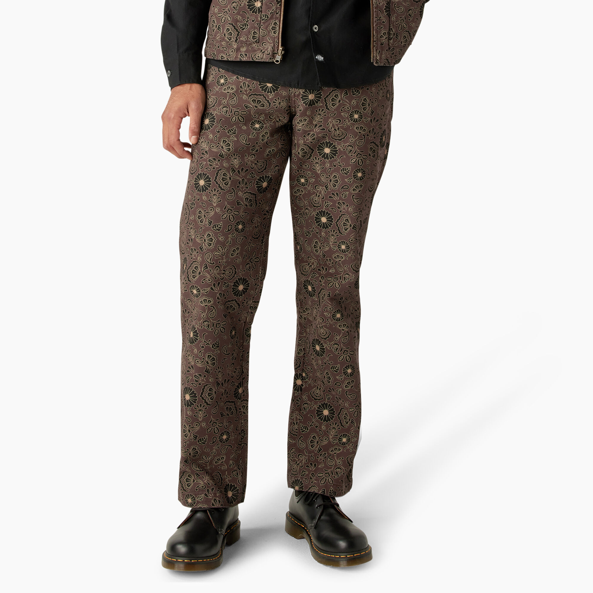 Ellis Floral Print Duck Canvas Pants