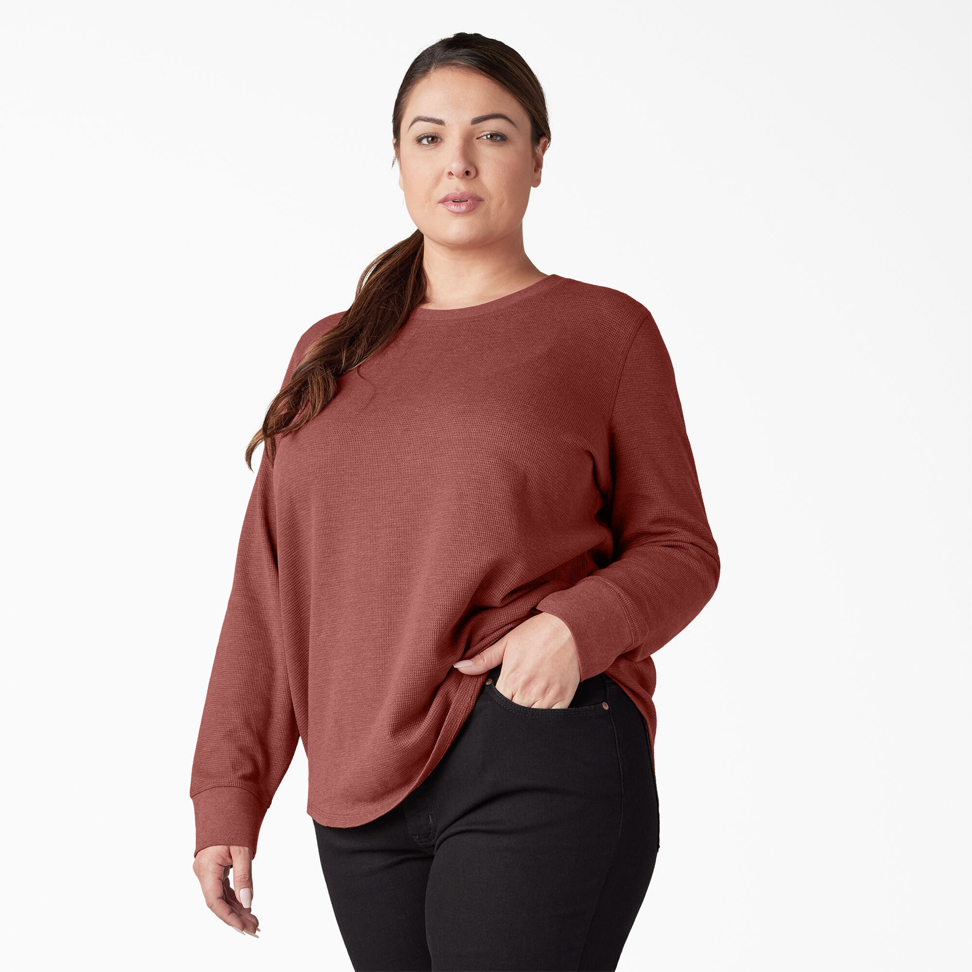 Women's Plus Long Sleeve Thermal Shirt