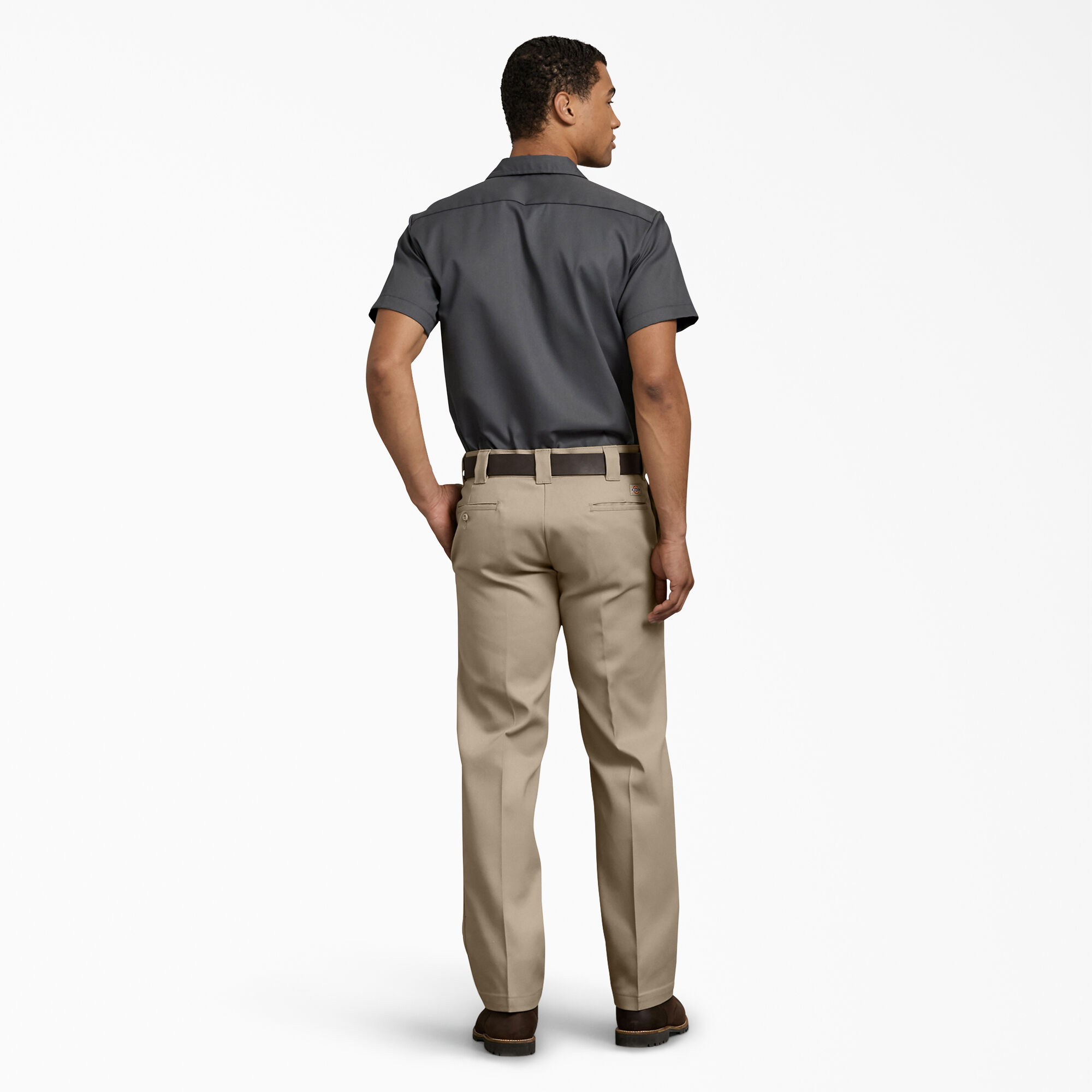 Slim Fit Straight Leg Work Pants