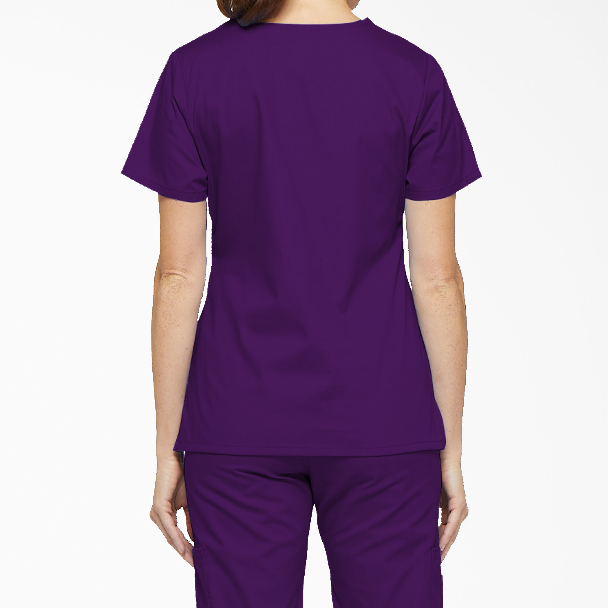 Women's EDS Signature Mock Wrap Scrub Top
