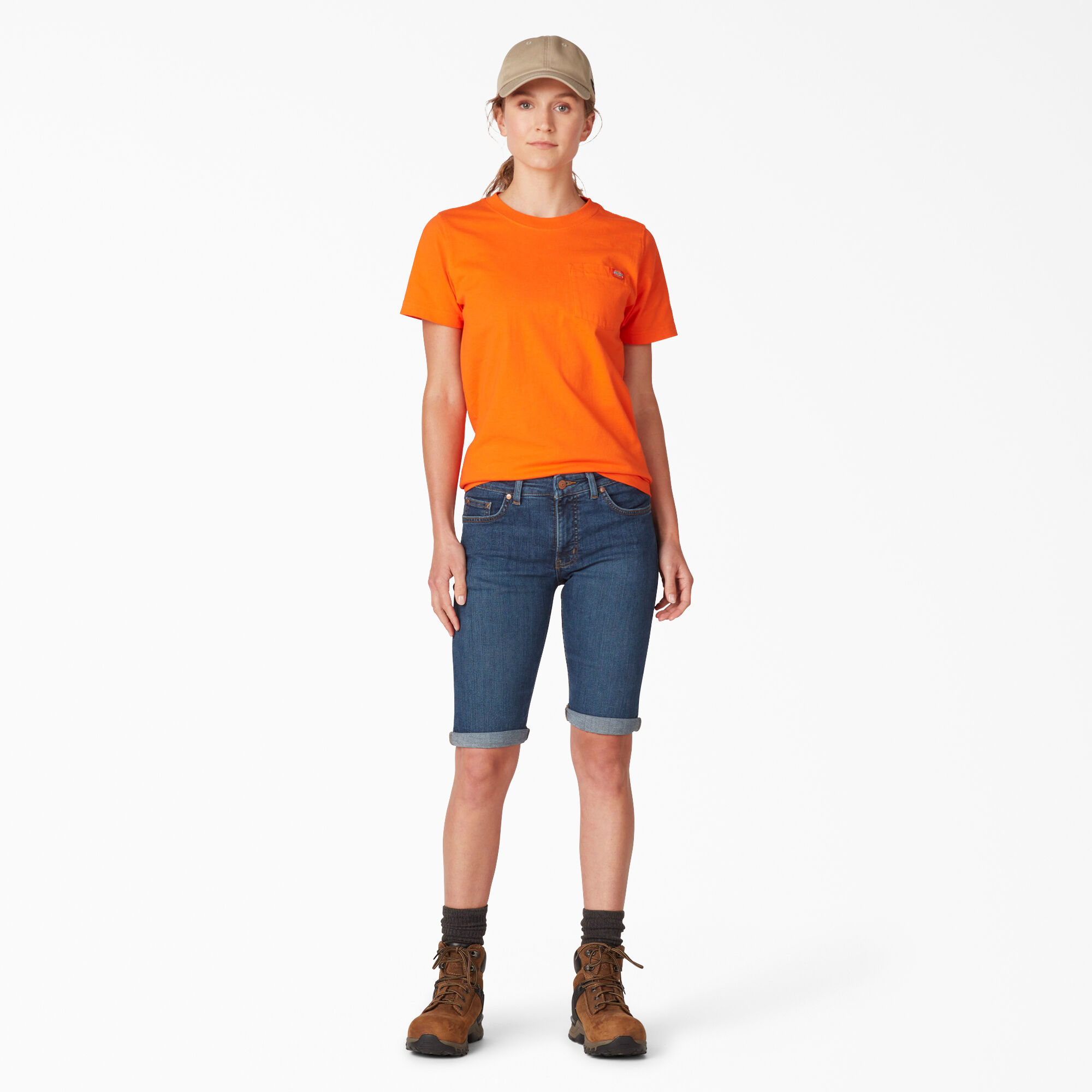 Women’s Perfect Shape Straight Fit Bermuda Jean Shorts, 11