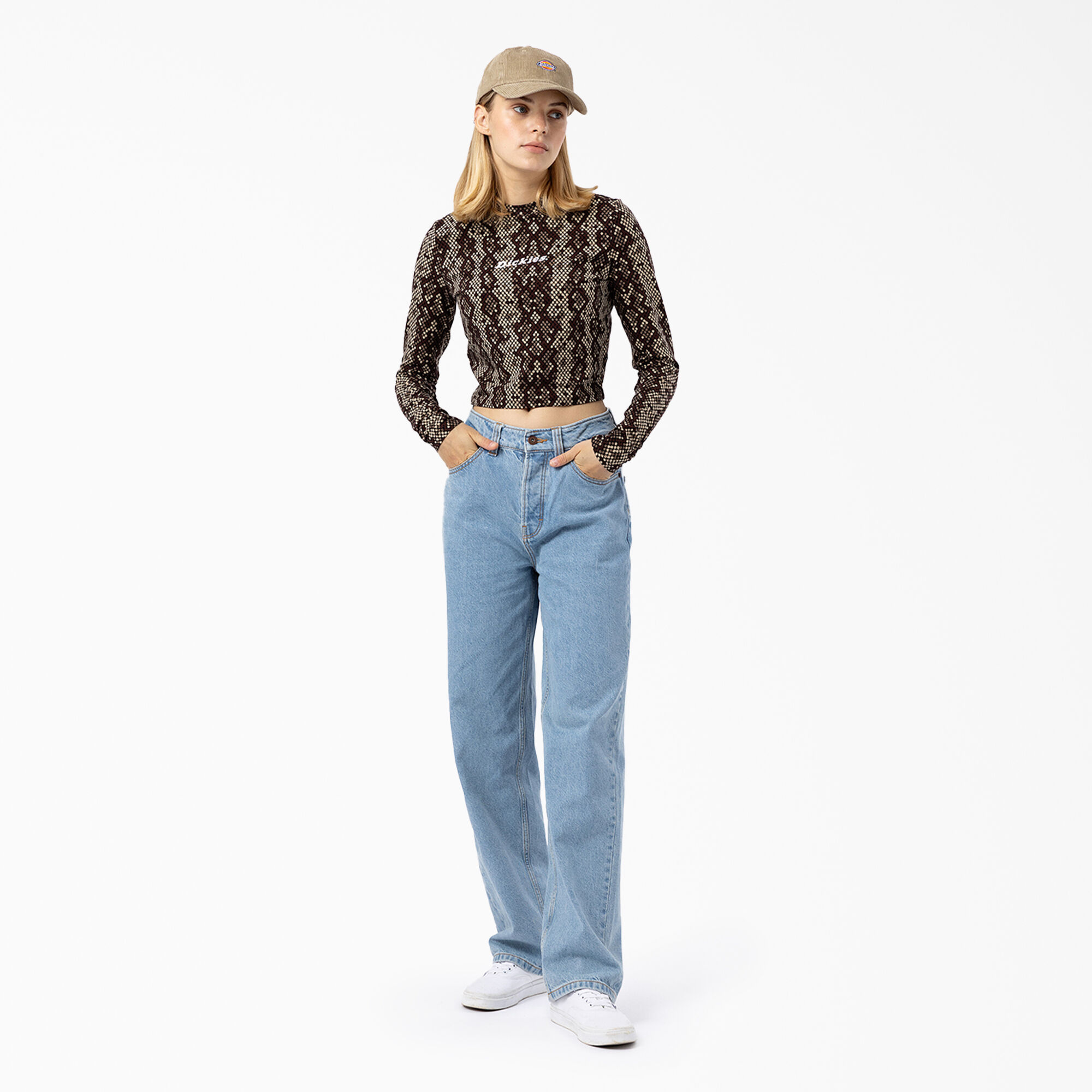 Women's Camden Long Sleeve Cropped T-Shirt