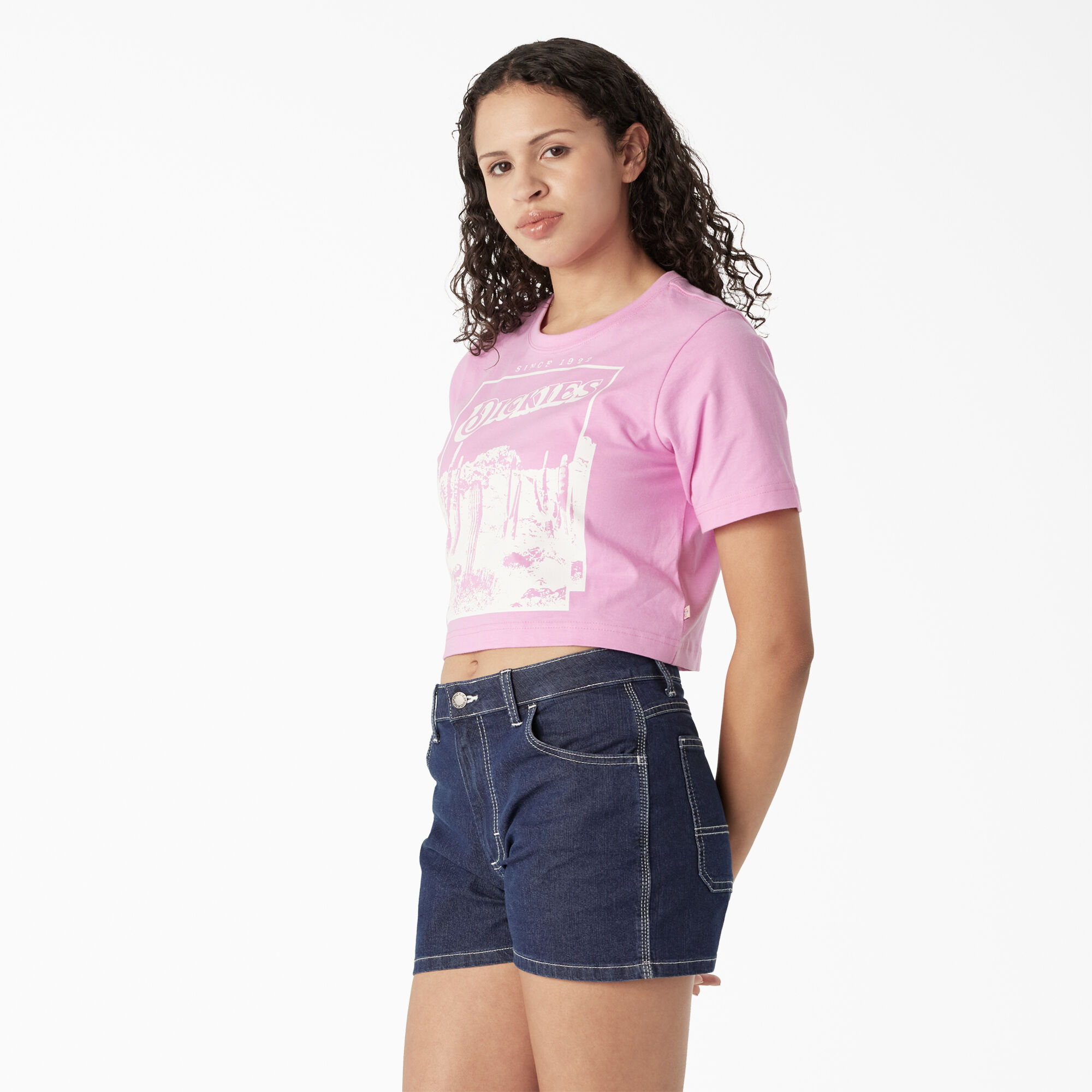 Women's Desert Graphic Cropped T-Shirt