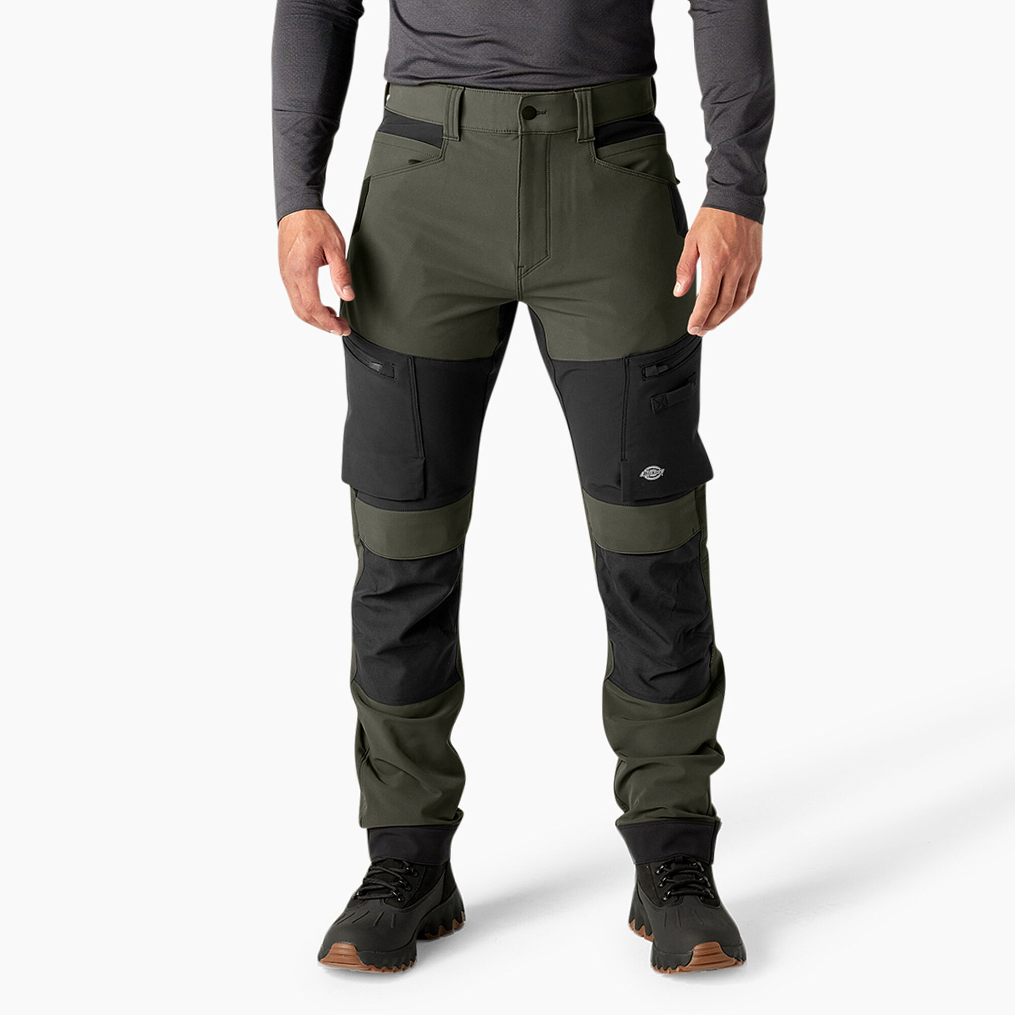 FLEX Slim Fit Double Knee Tapered Pants