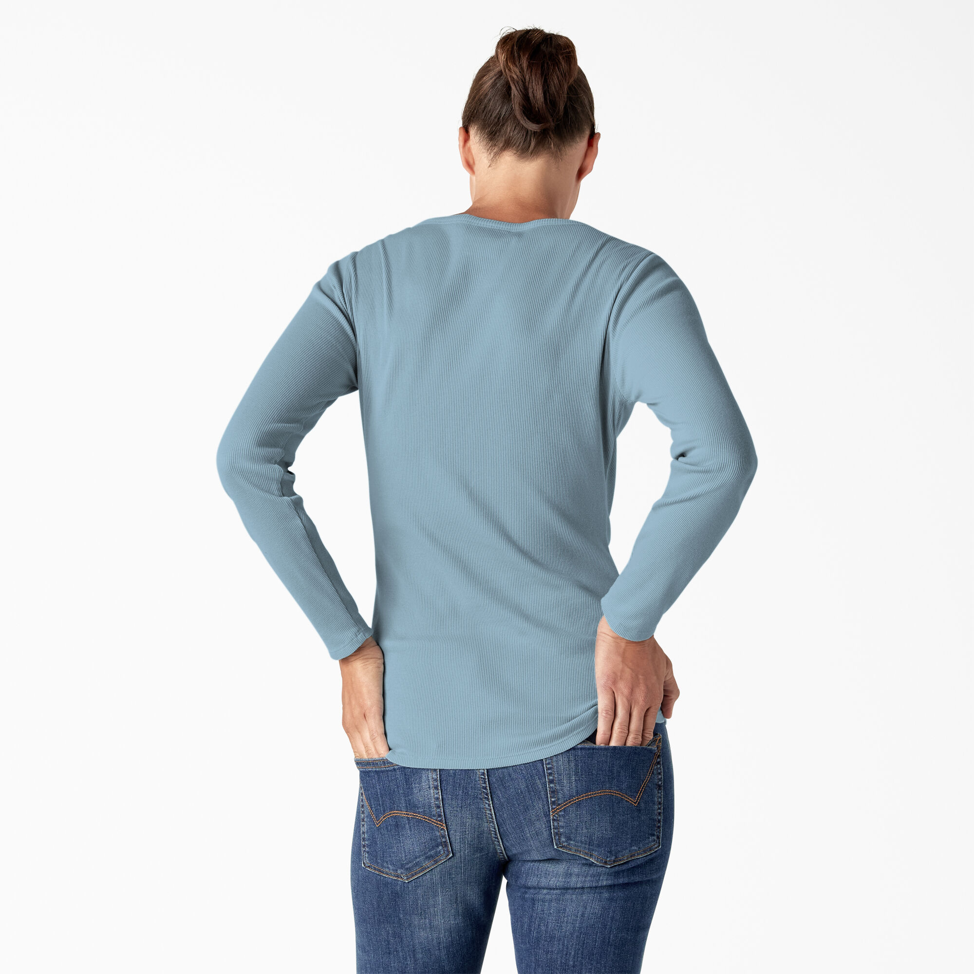 Women's Henley Long Sleeve Shirt