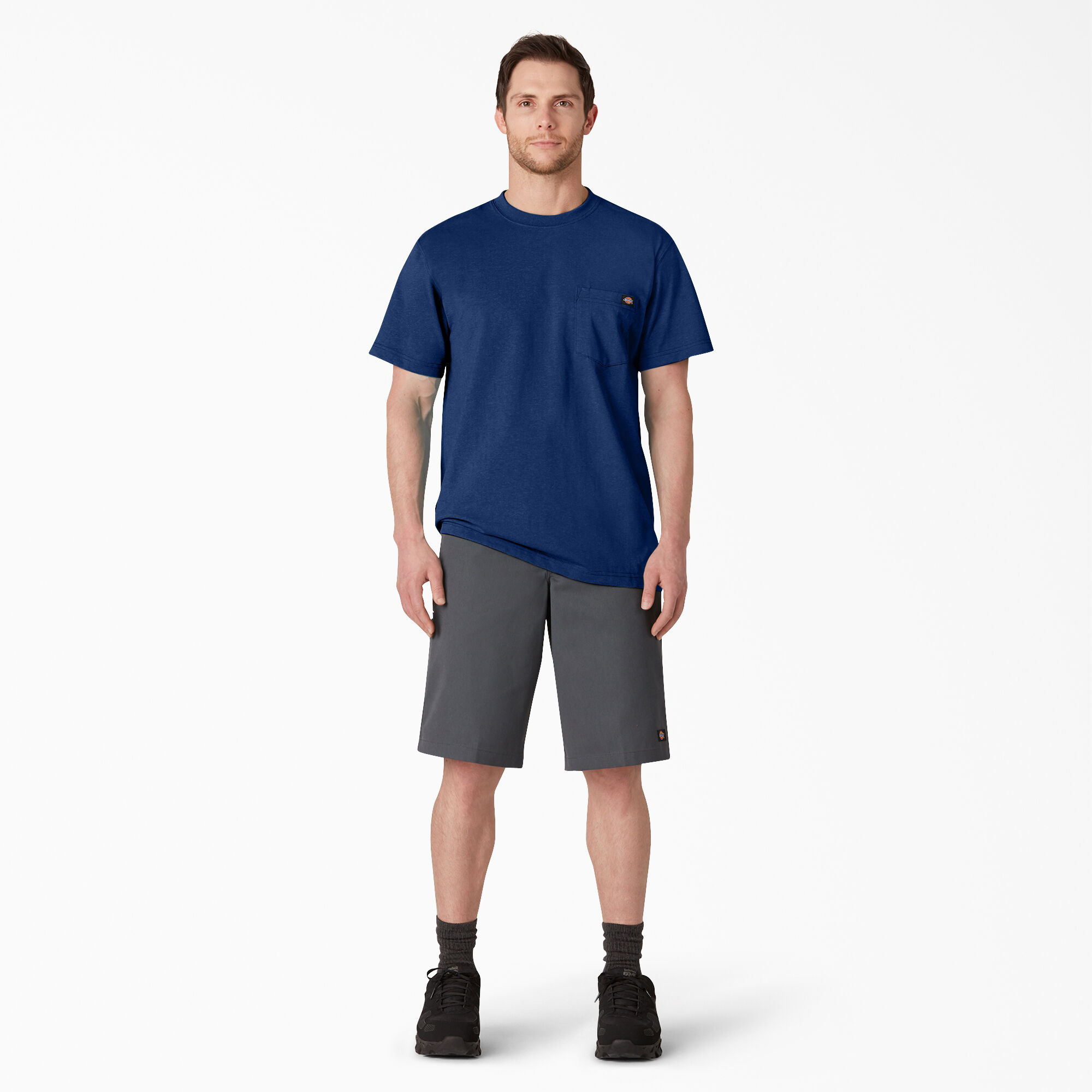 Heavyweight Heathered Short Sleeve Pocket T-Shirt