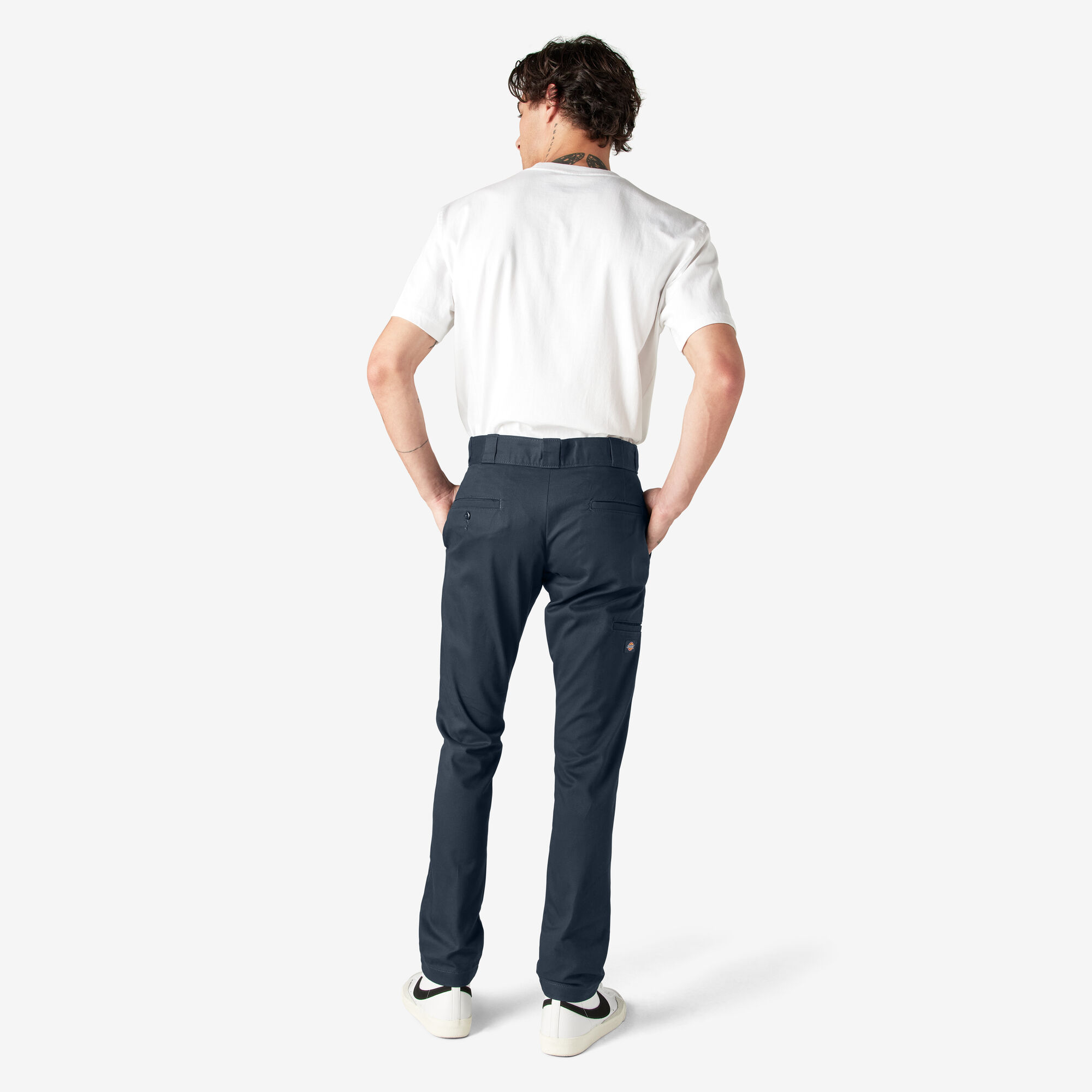 Skinny Fit Double Knee Work Pants