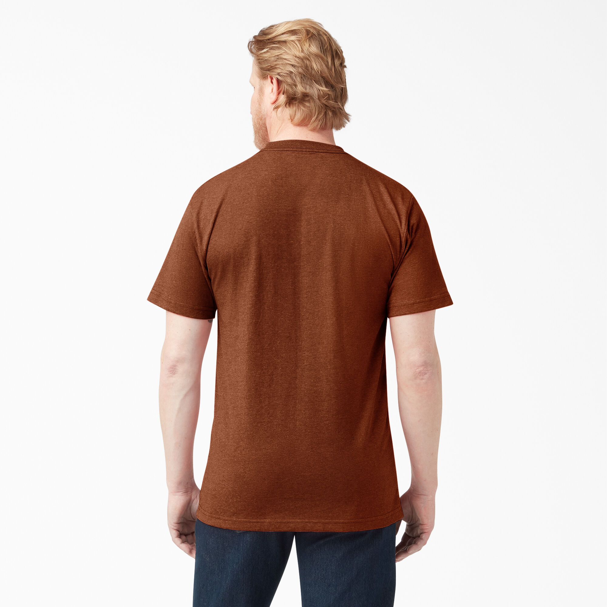 Heavyweight Heathered Short Sleeve Pocket T-Shirt