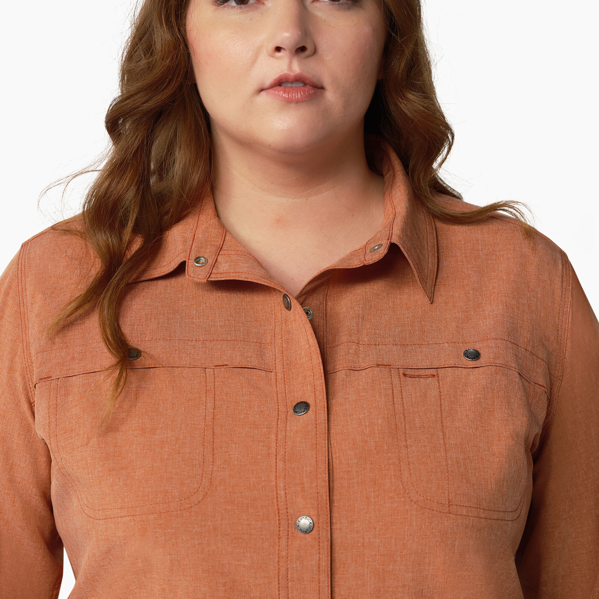 Women's Plus Cooling Roll-Tab Work Shirt