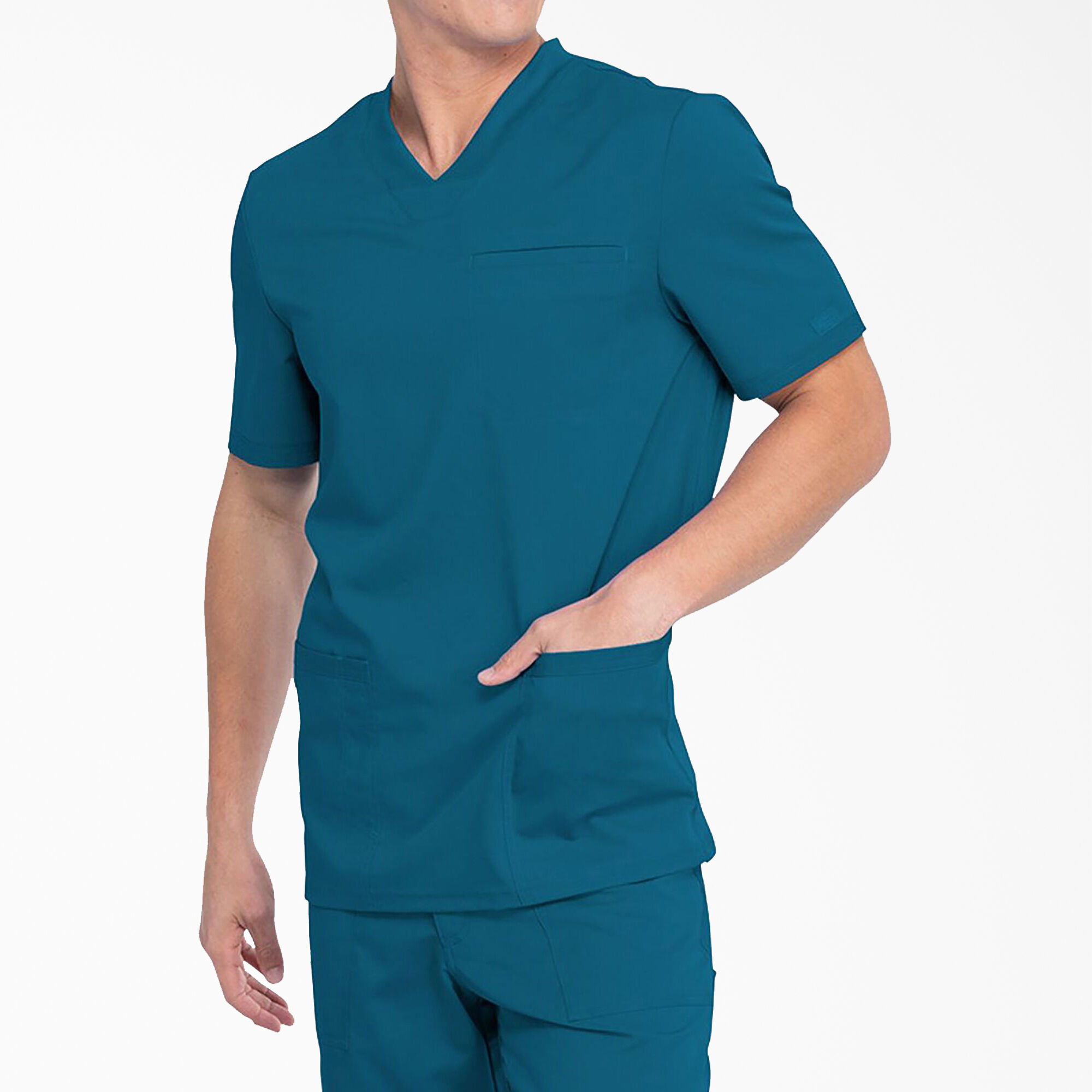 Men's Balance V-Neck Scrub Top with Patch Pockets