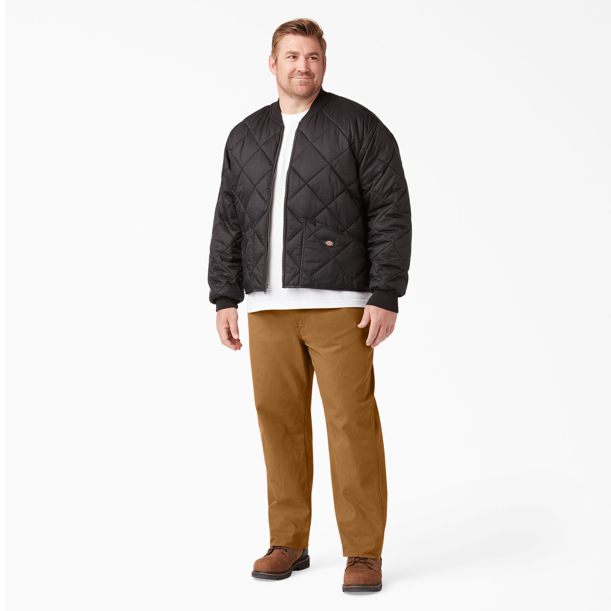 Relaxed Fit Heavyweight Duck Carpenter Pants, Rinsed Brown Duck
