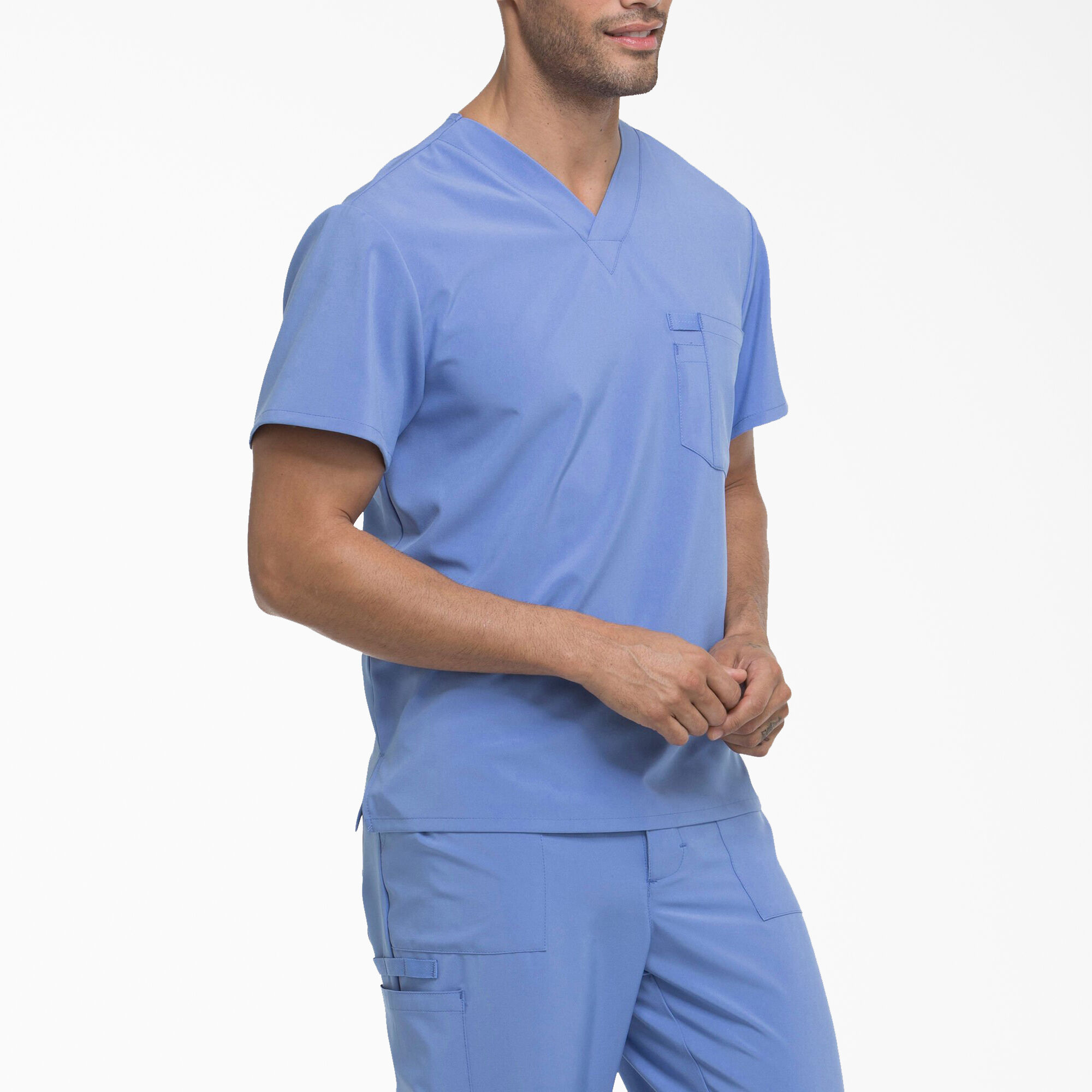 Men's EDS Essentials V-Neck Scrub Top