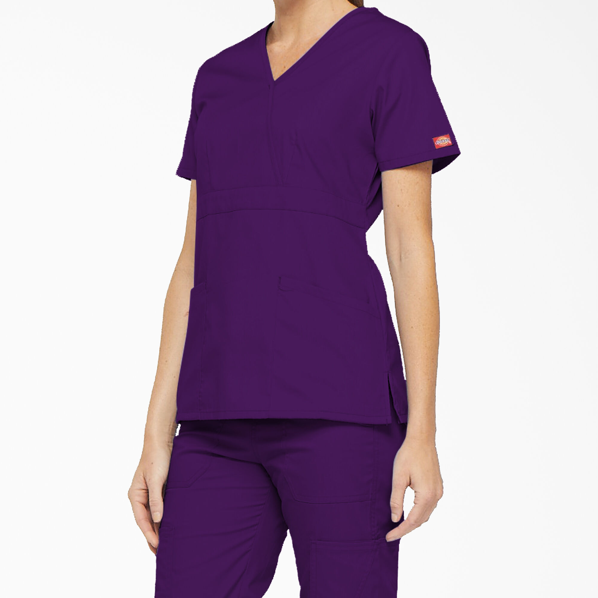 Women's EDS Signature Mock Wrap Scrub Top
