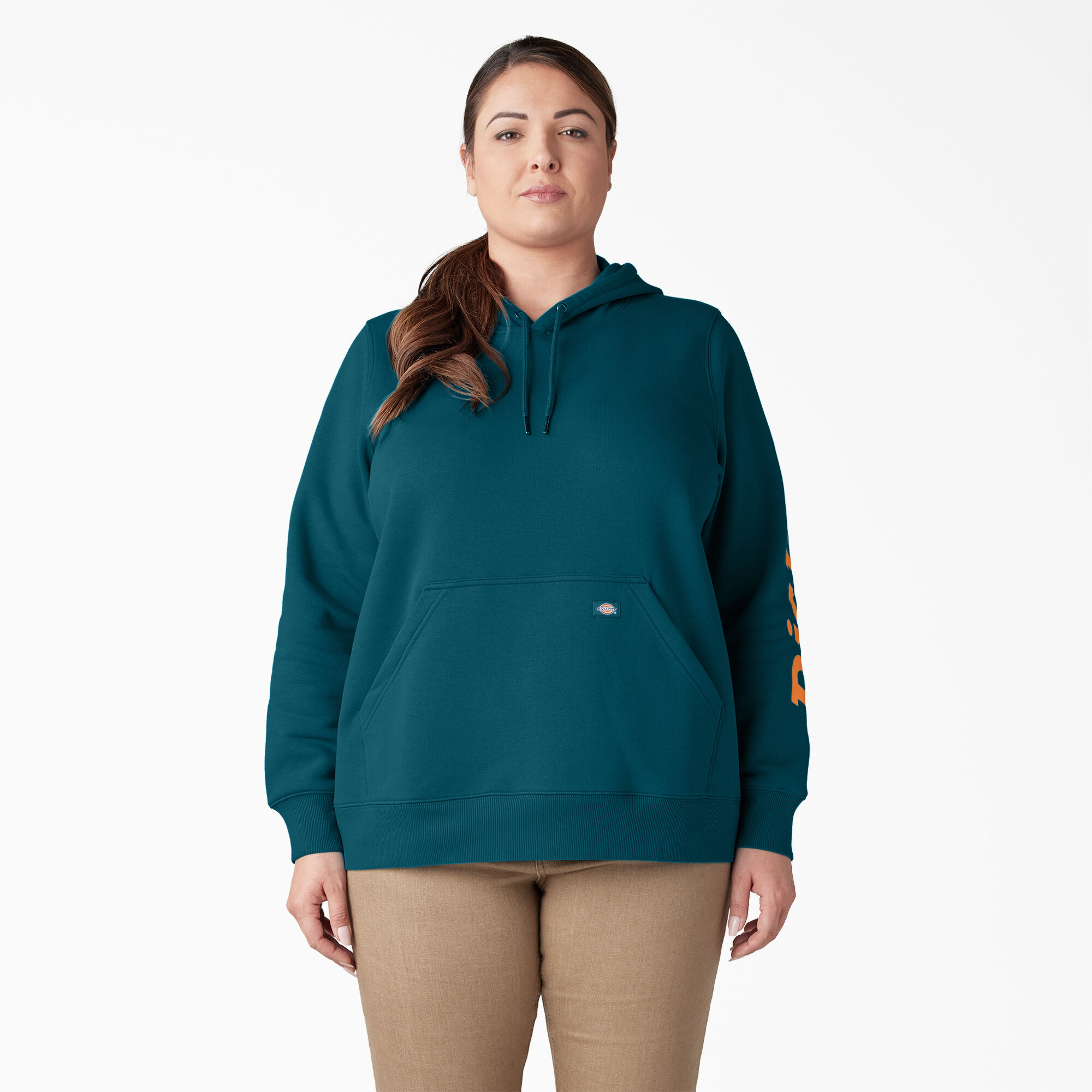Women's Plus Heavyweight Logo Sleeve Pullover