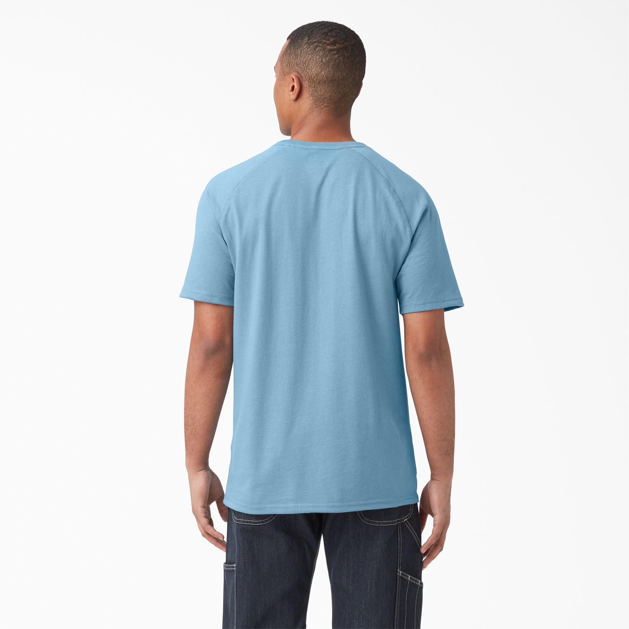 Cooling Short Sleeve Pocket T-Shirt, Dusty Blue