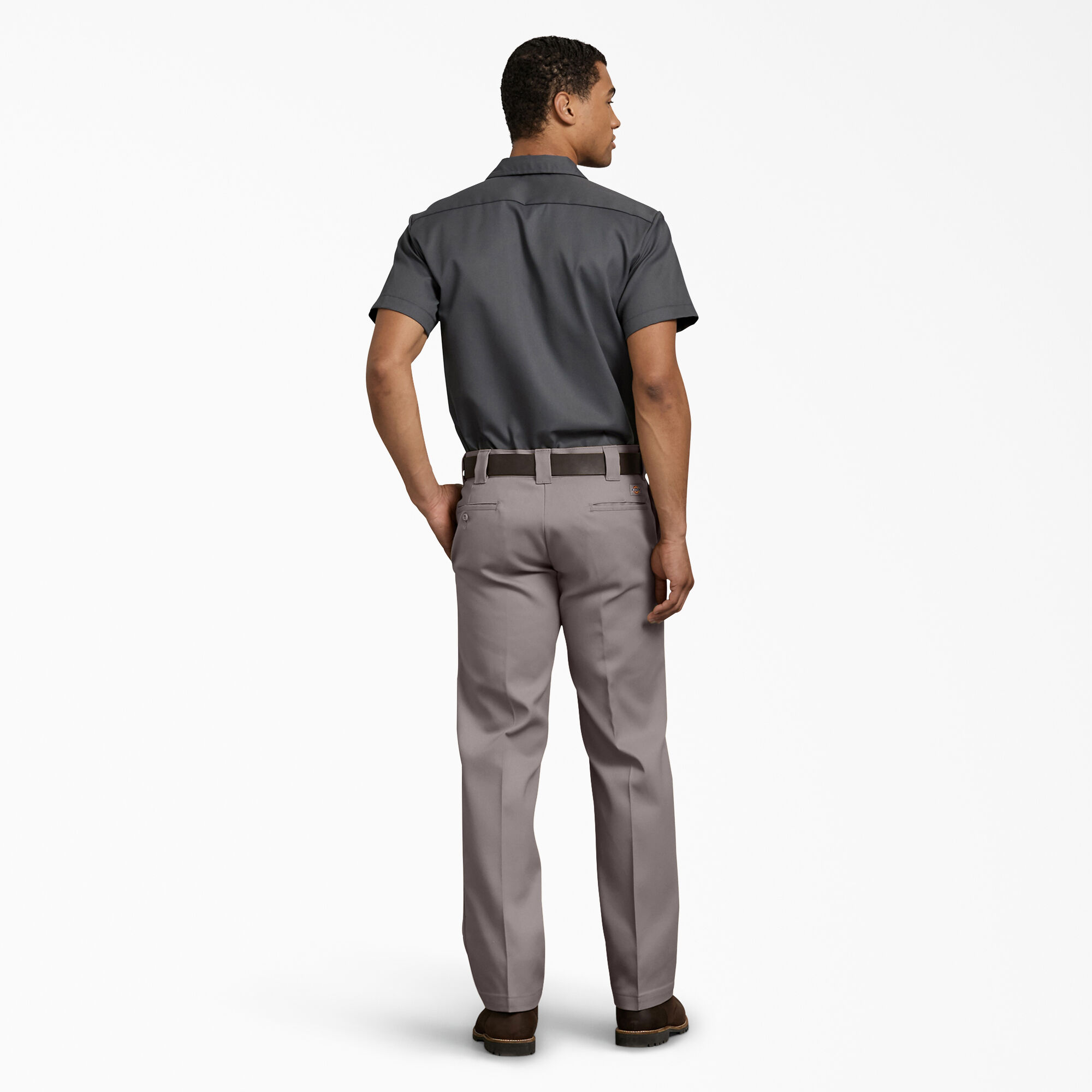 Slim Fit Straight Leg Work Pants