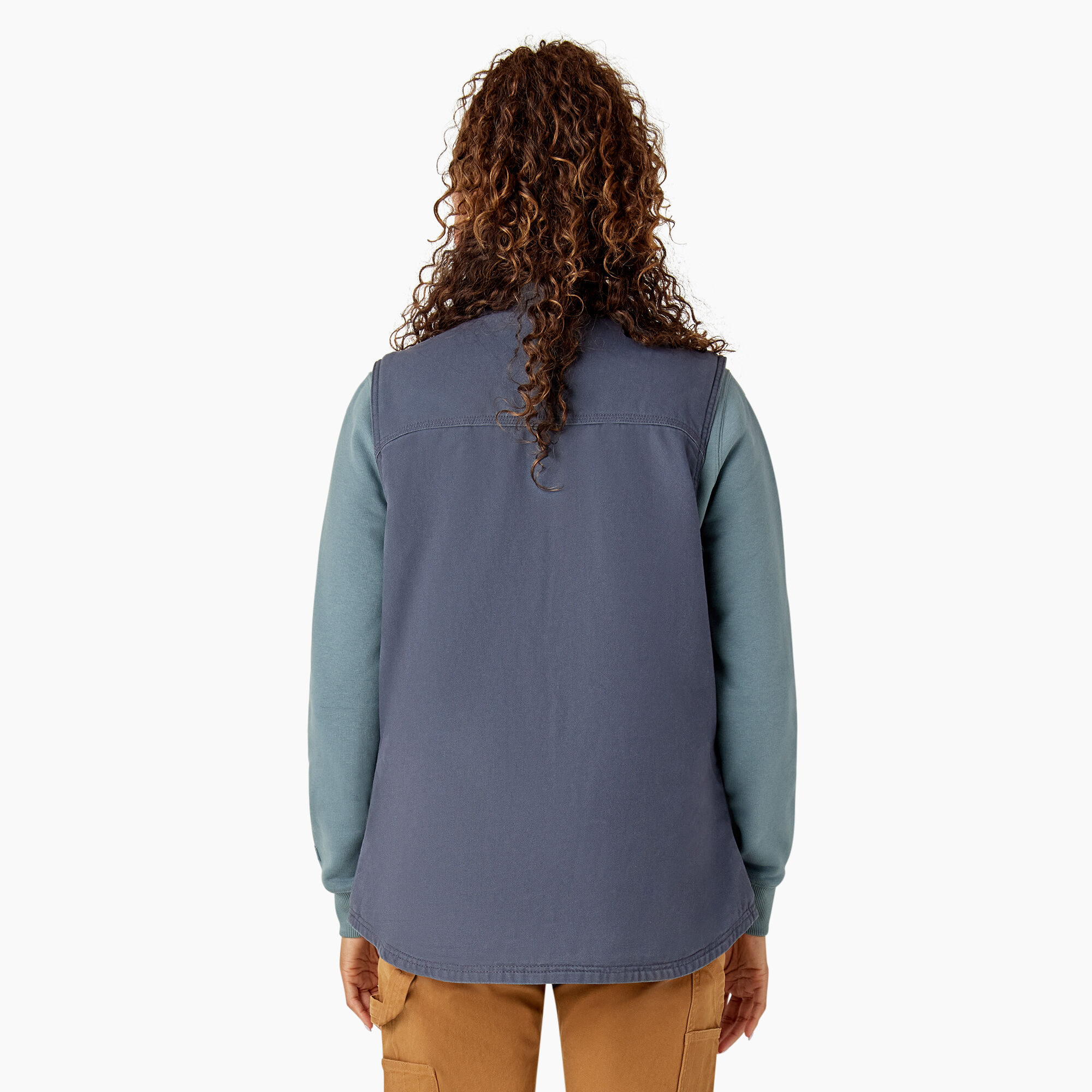 Women's Fleece Lined Duck Canvas Vest