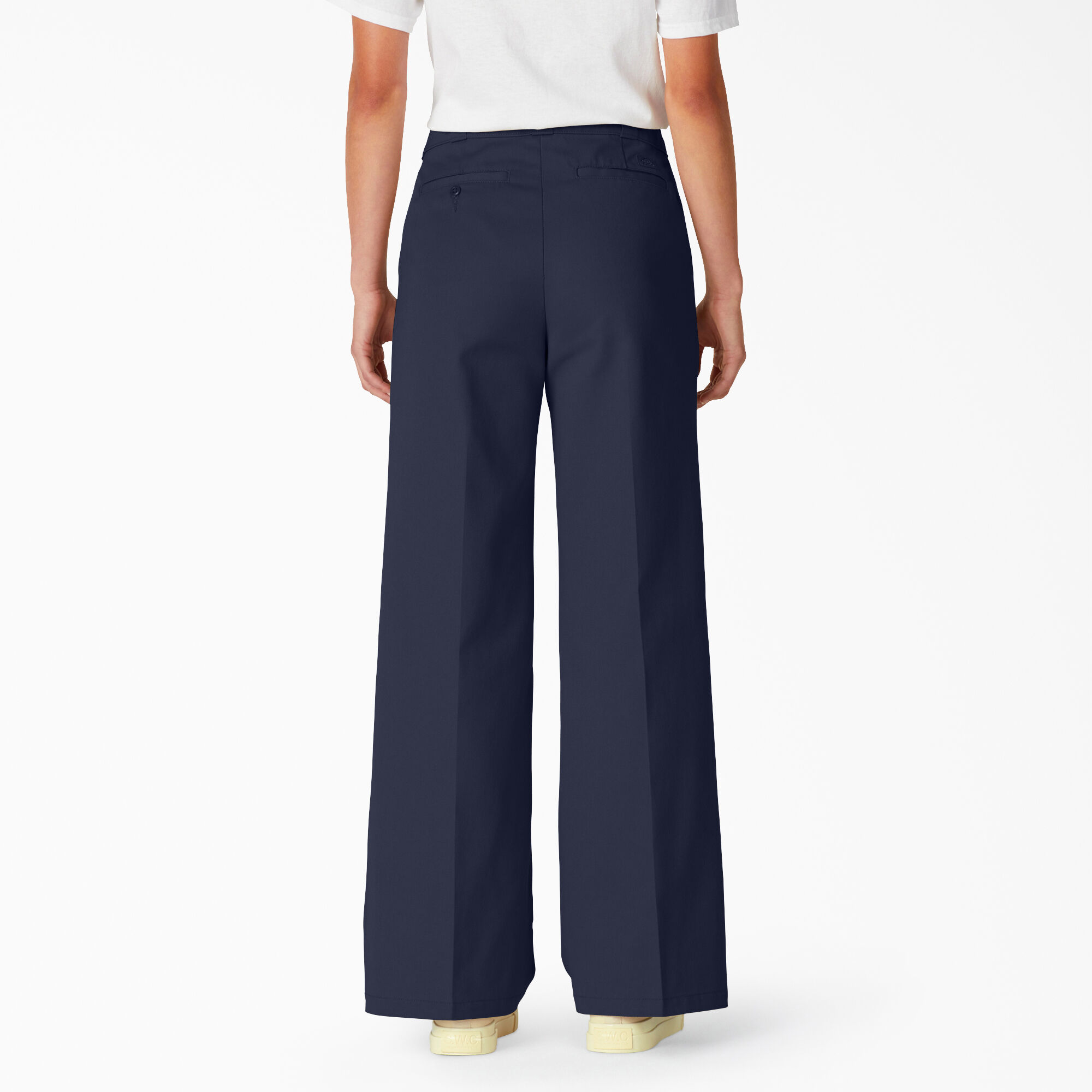 Women's Regular Fit Wide Leg Work Pants