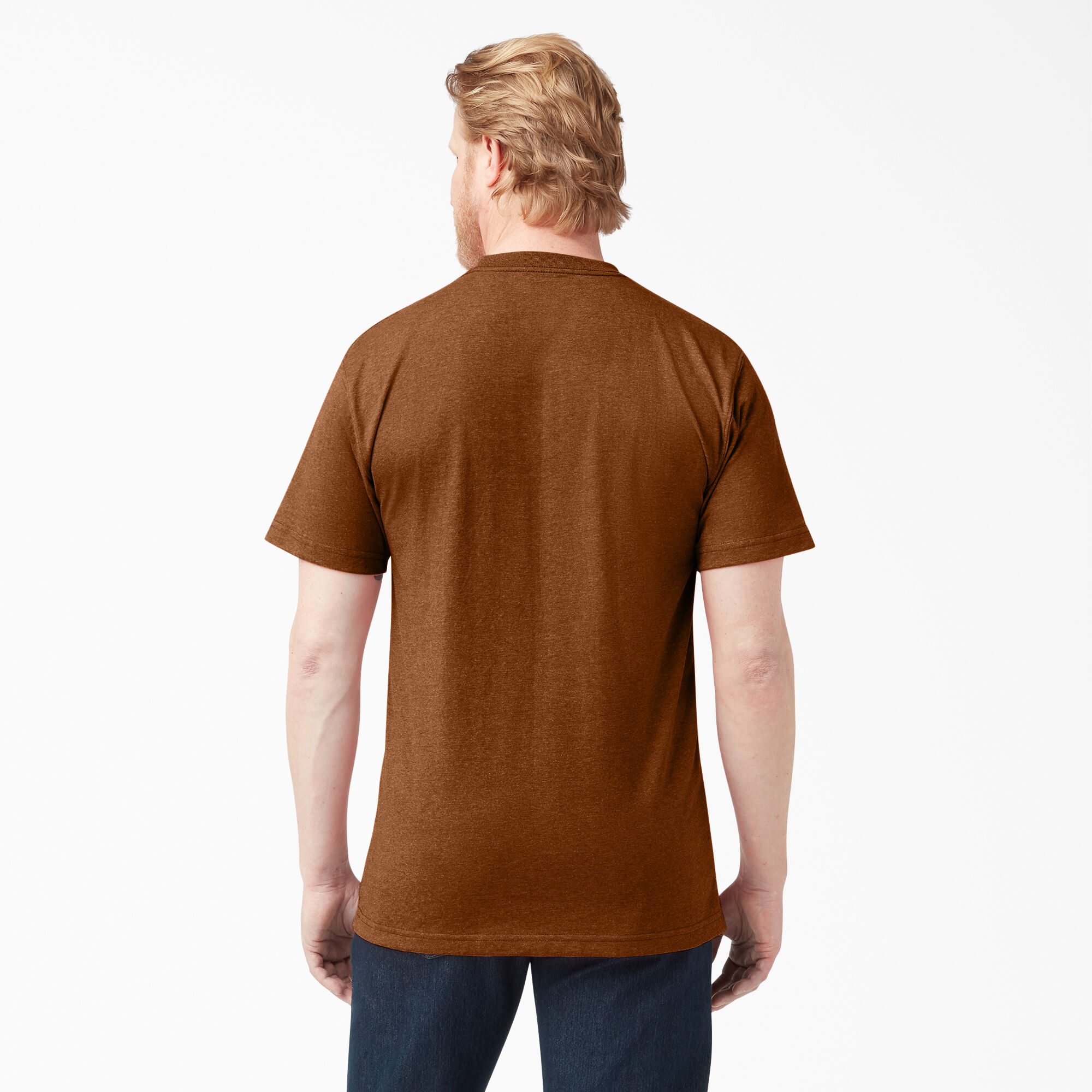 Heavyweight Heathered Short Sleeve Pocket T-Shirt