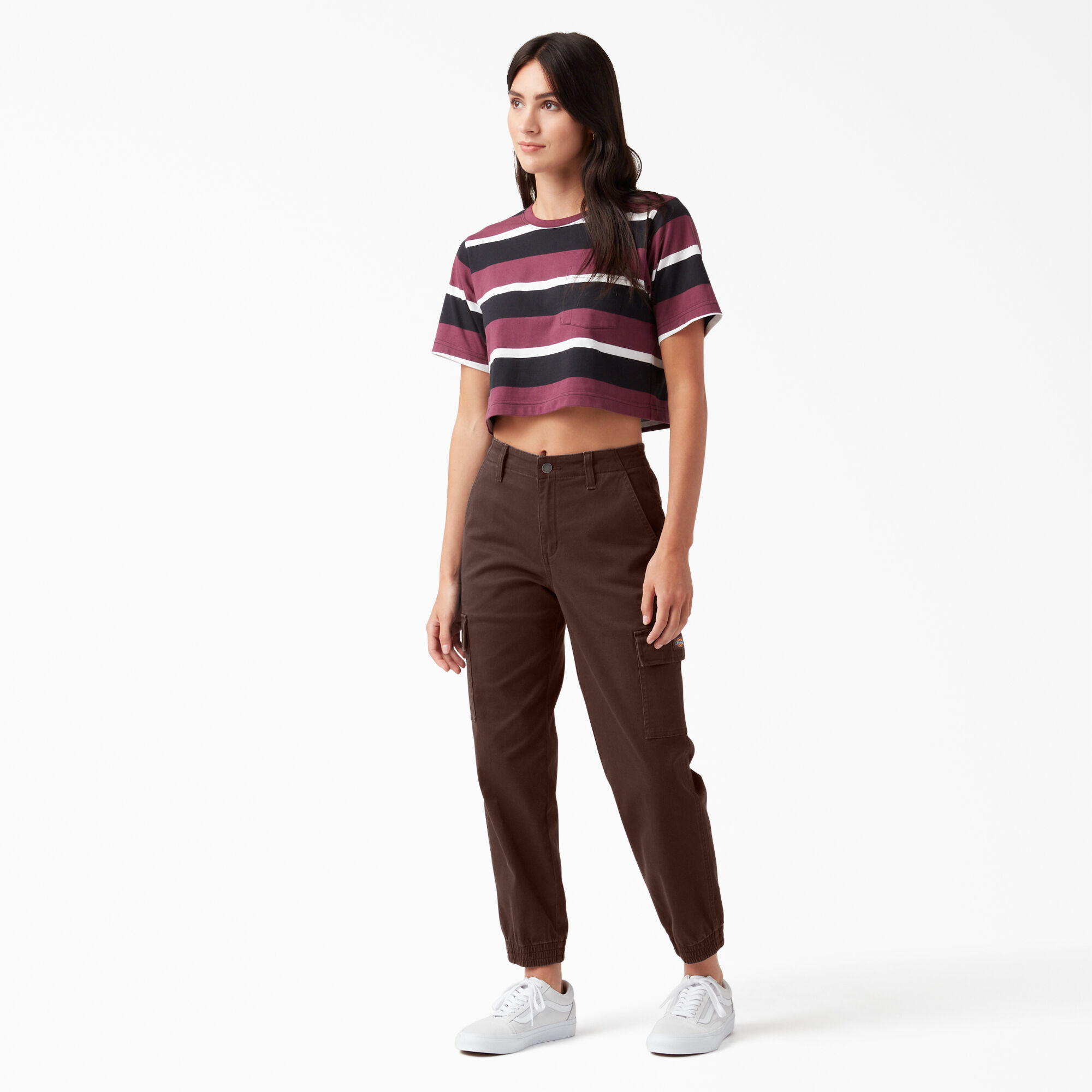 Women's High Rise Fit Cargo Jogger Pants