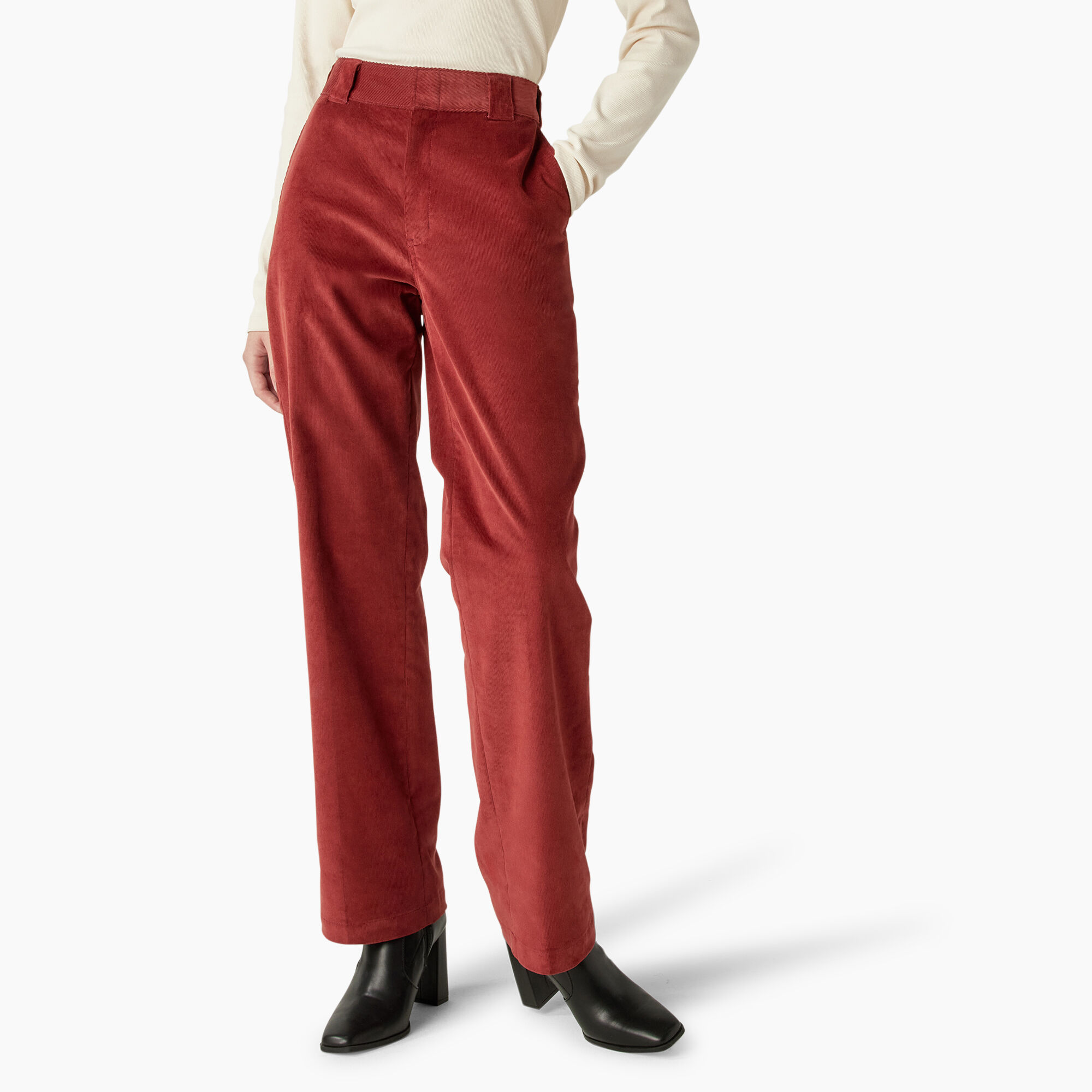Women's Halleyville Regular Fit Wide Leg Corduroy Pants