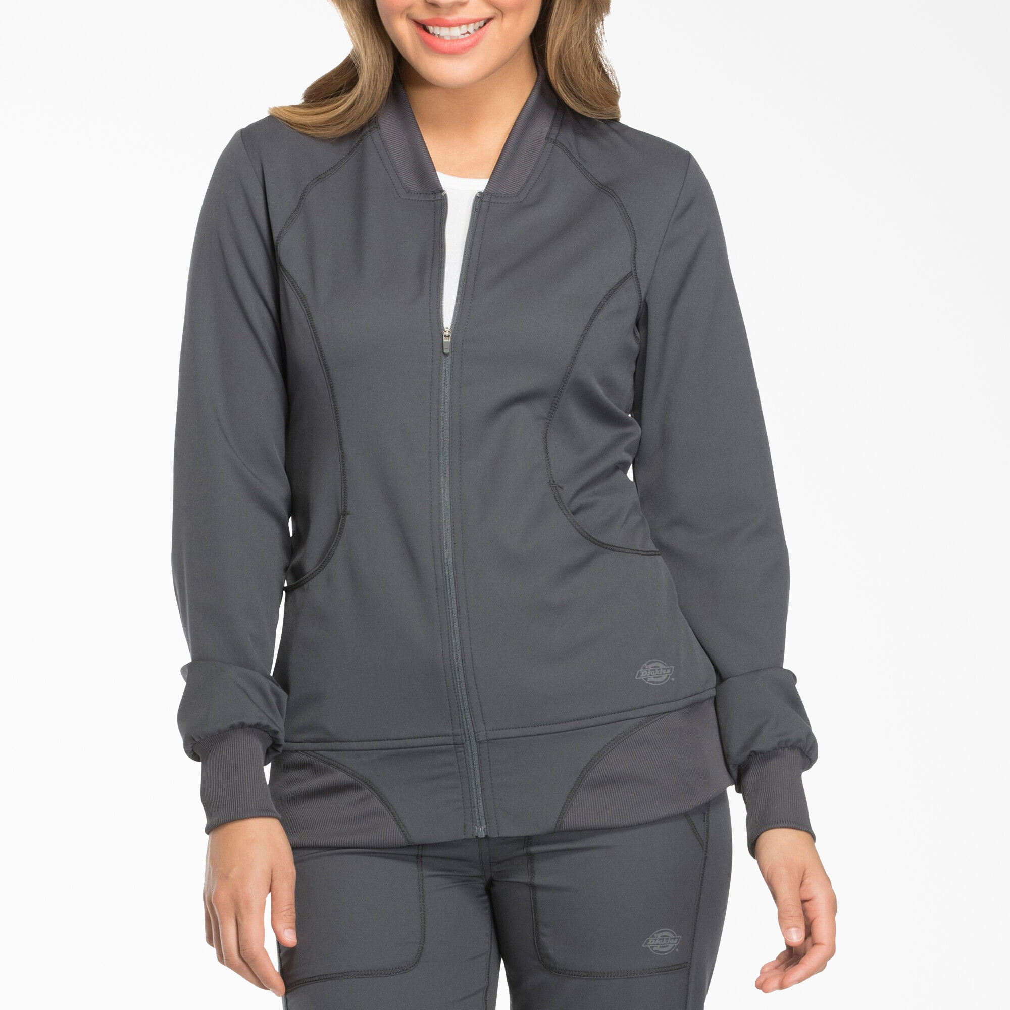 Women's Dynamix Zip Front Scrub Jacket