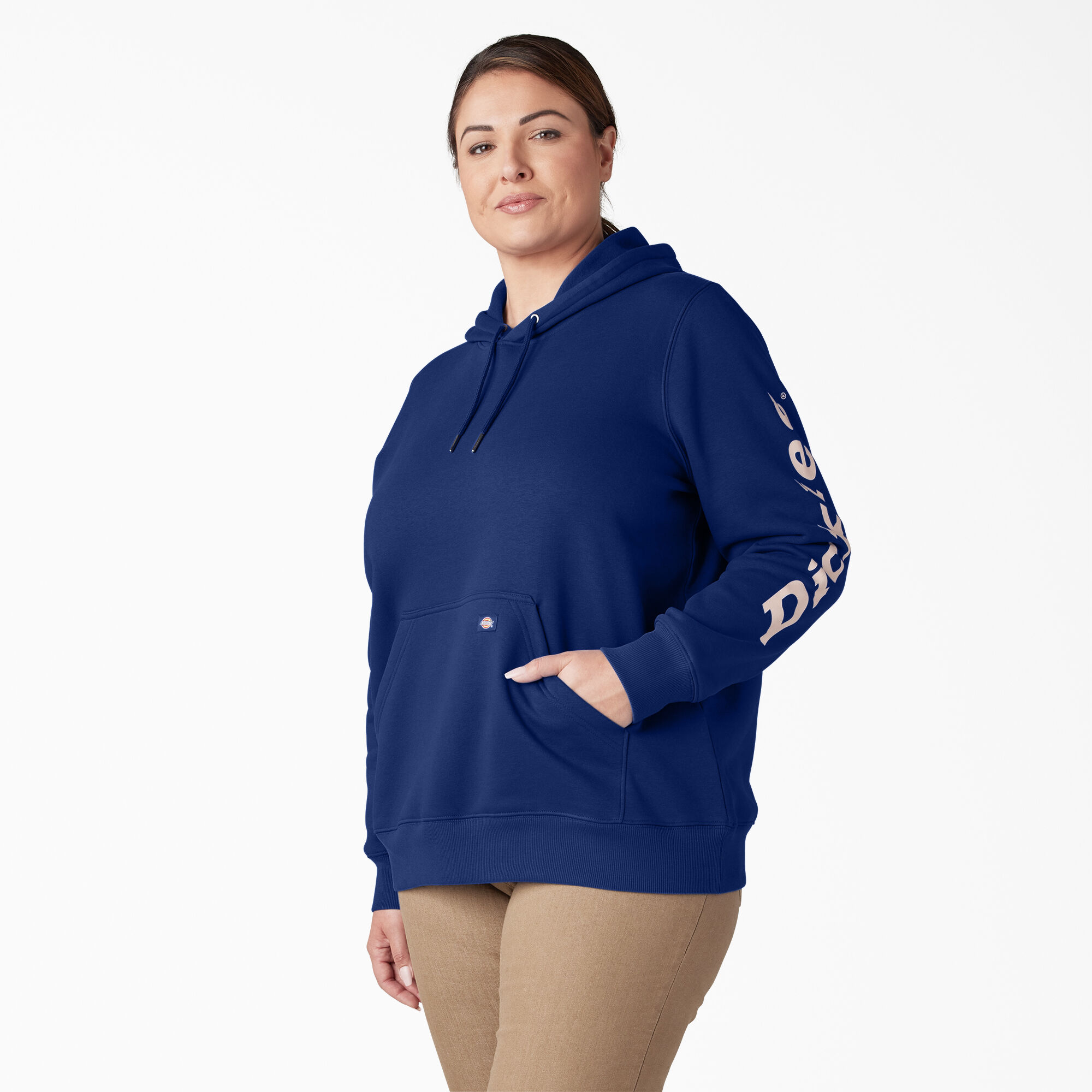 Women's Plus Heavyweight Logo Sleeve Pullover